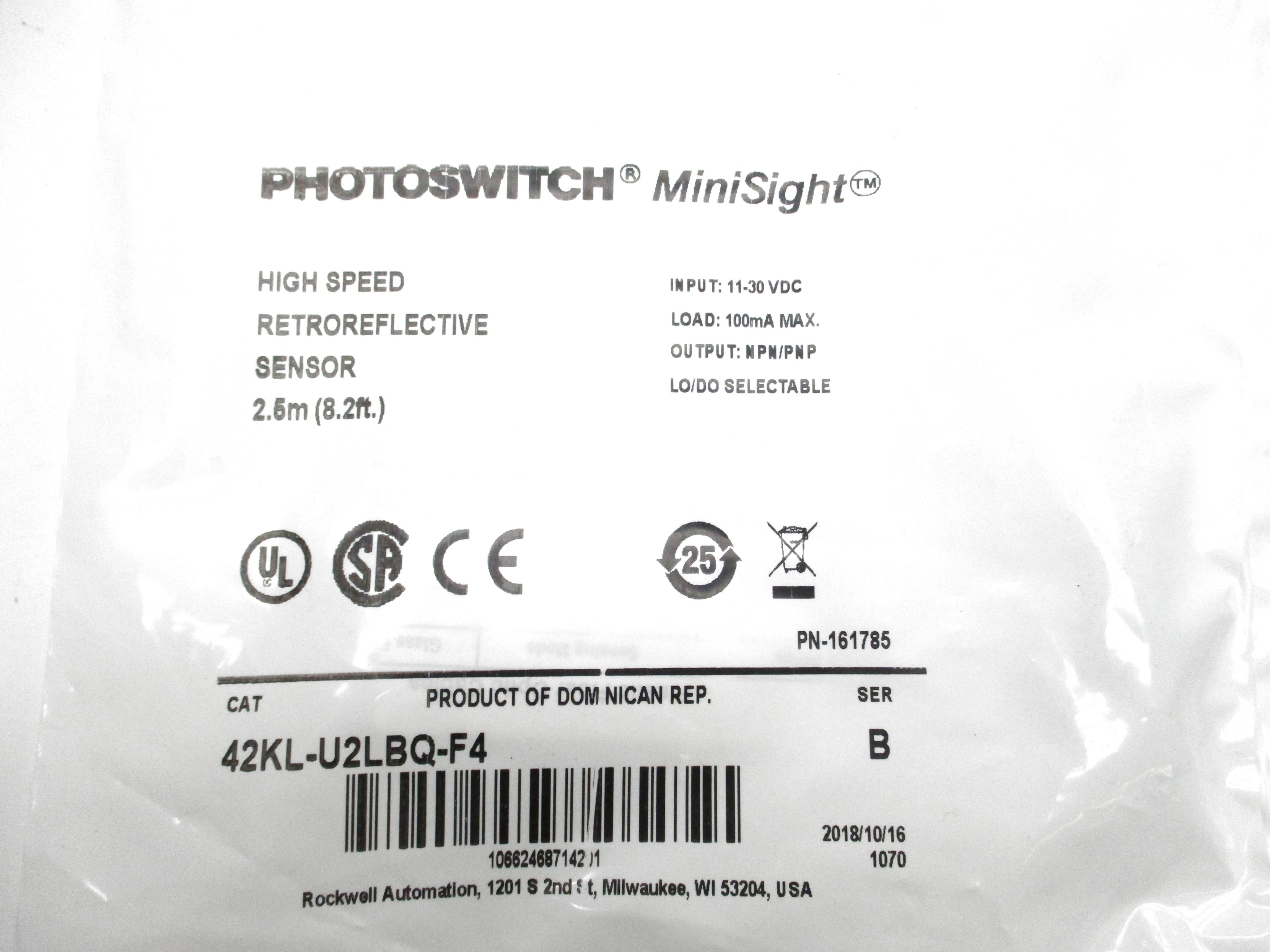 ALLEN BRADLEY 42KL-U2LBQ-F4 SER. B (WH) NSMP