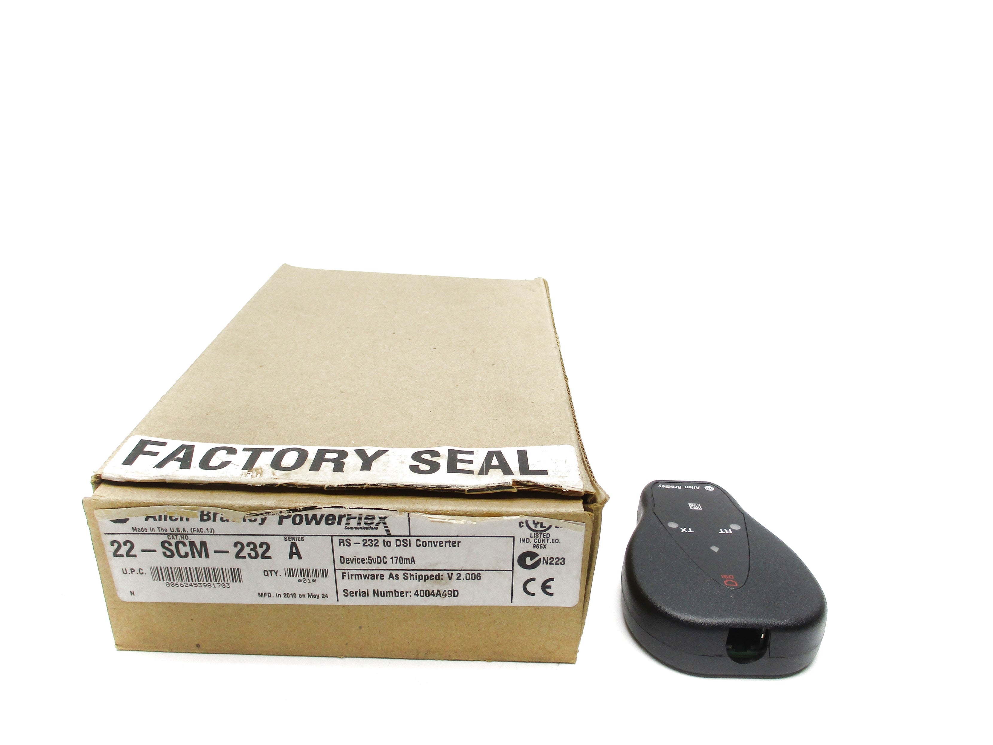 ALLEN BRADLEY 22-SCM-232 SER. A F/W V2.006 (AS PICTURED) NSMP