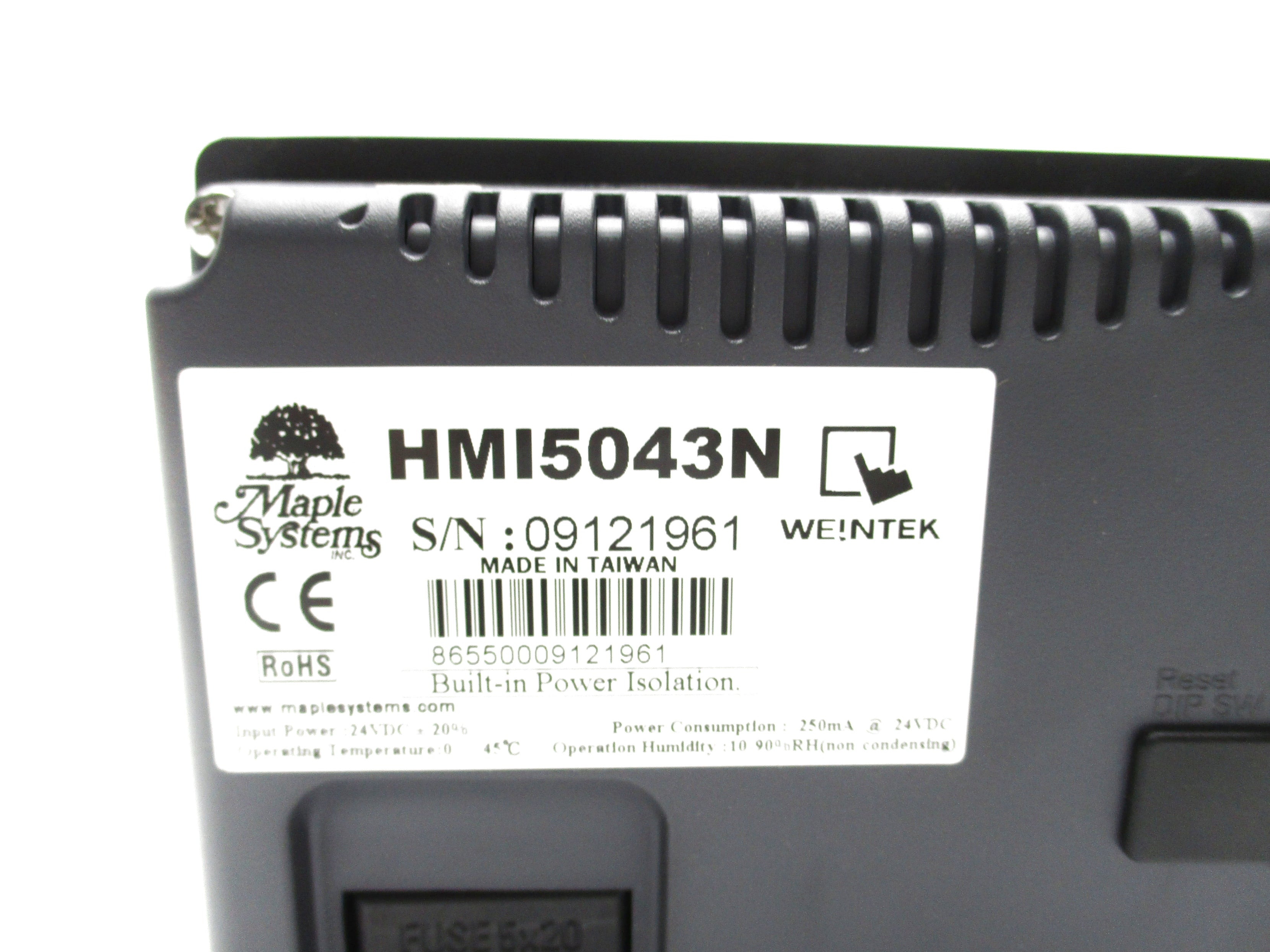 MAPLE SYSTEMS HMI5043N 24VDC NSMP
