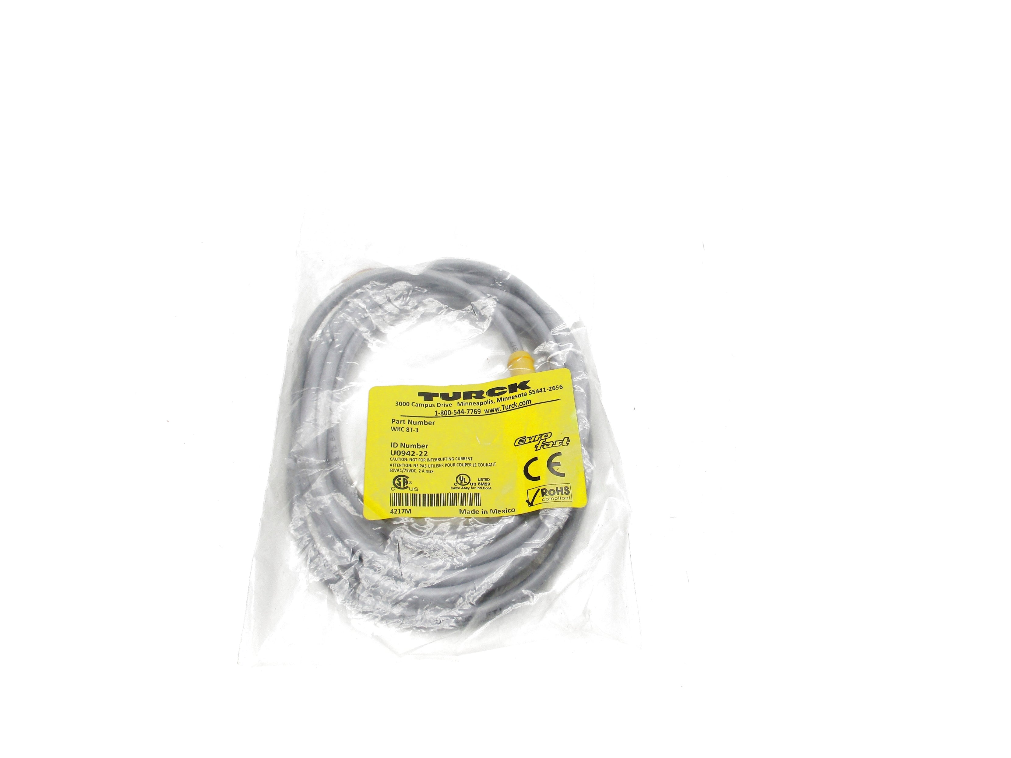 TURCK WKC8T-3 NSMP
