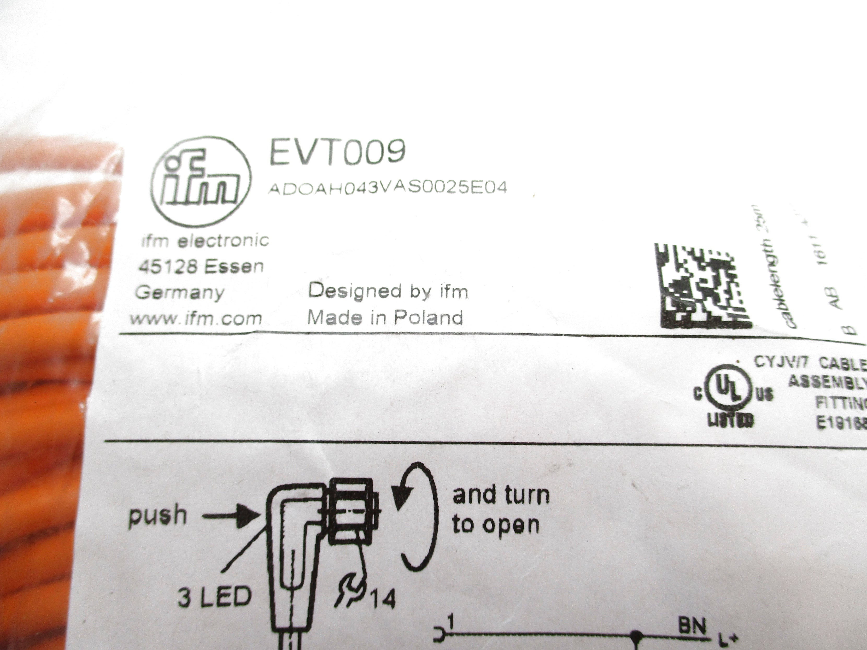 IFM EFECTOR EVT009 NSMP