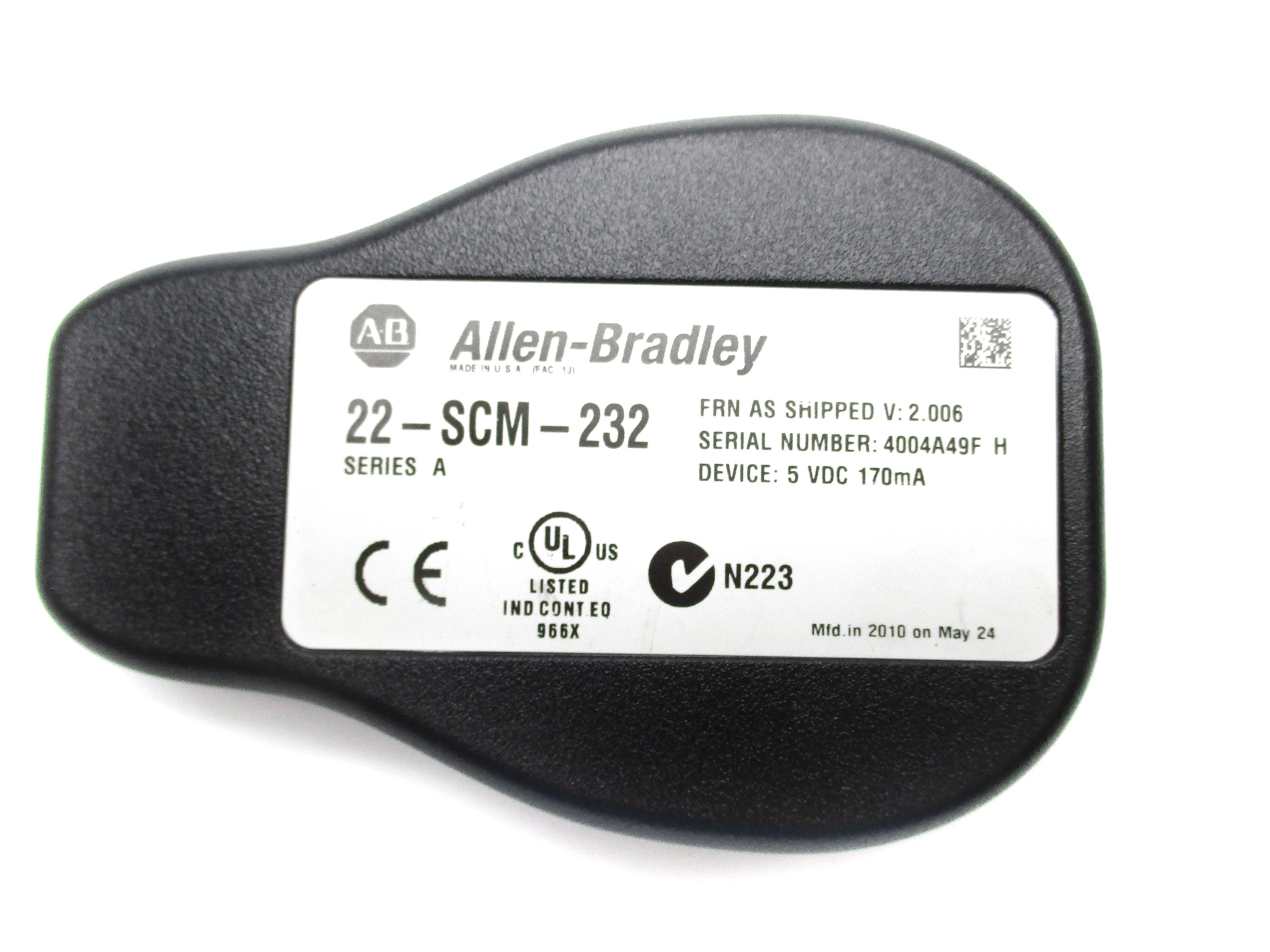 ALLEN BRADLEY 22-SCM-232 SER. A F/W V2.006 UNMP