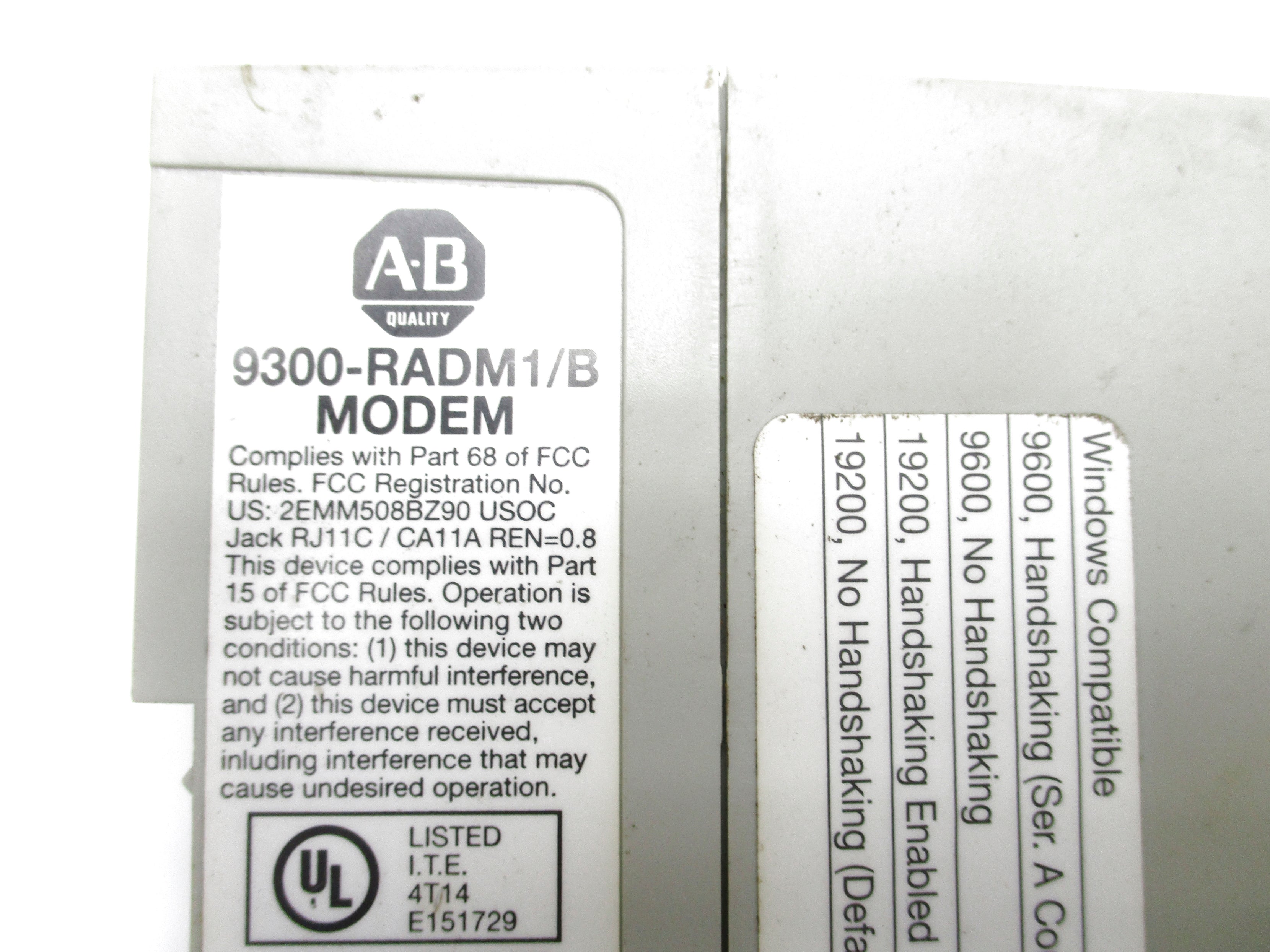 ALLEN BRADLEY 9300-RADM1 SER. B UNMP