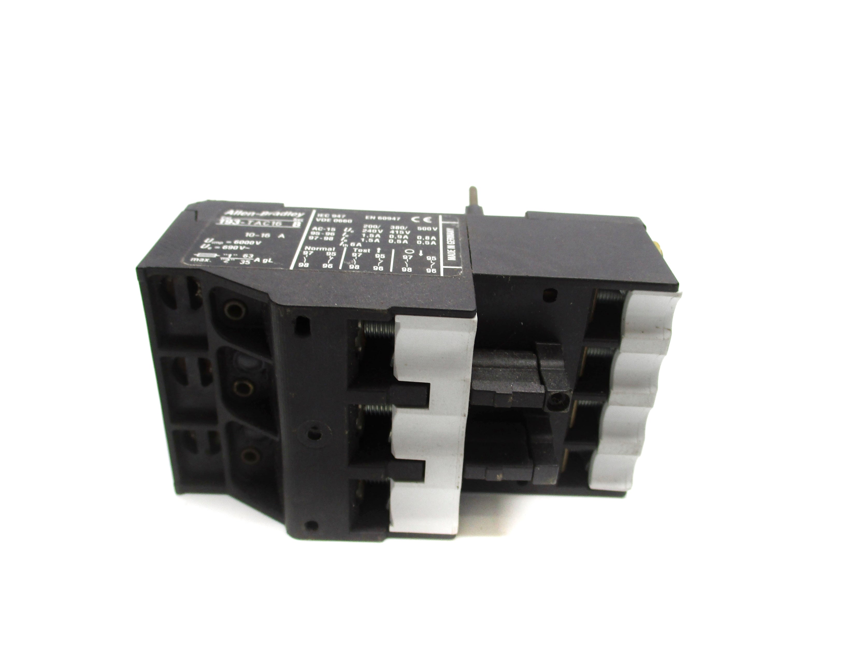 ALLEN BRADLEY 193-TAC16 SER. B 690V 10-16A (AS PICTURED) UNMP