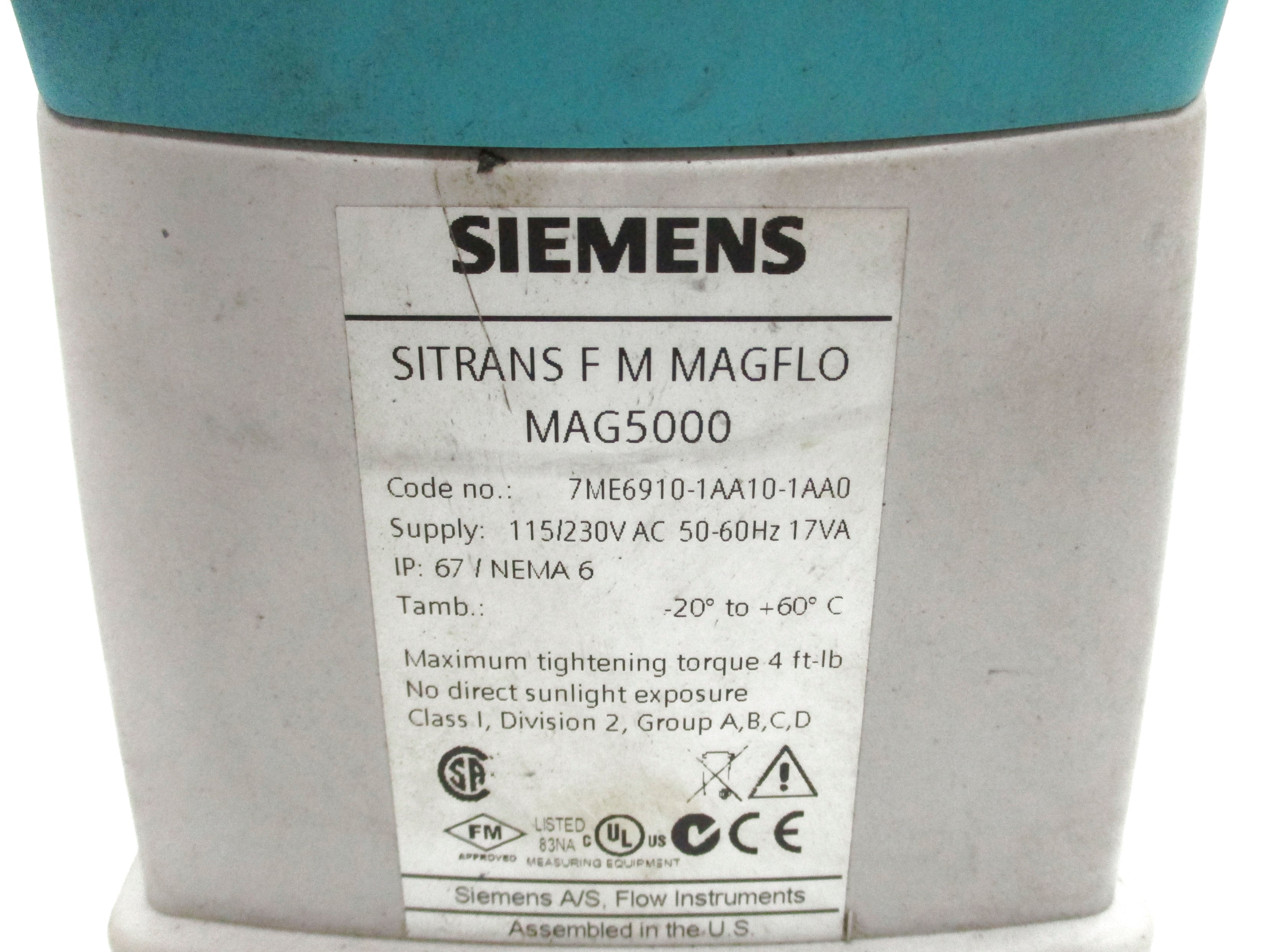 SIEMENS 7ME6910-1AA10-1AA0 UNMP