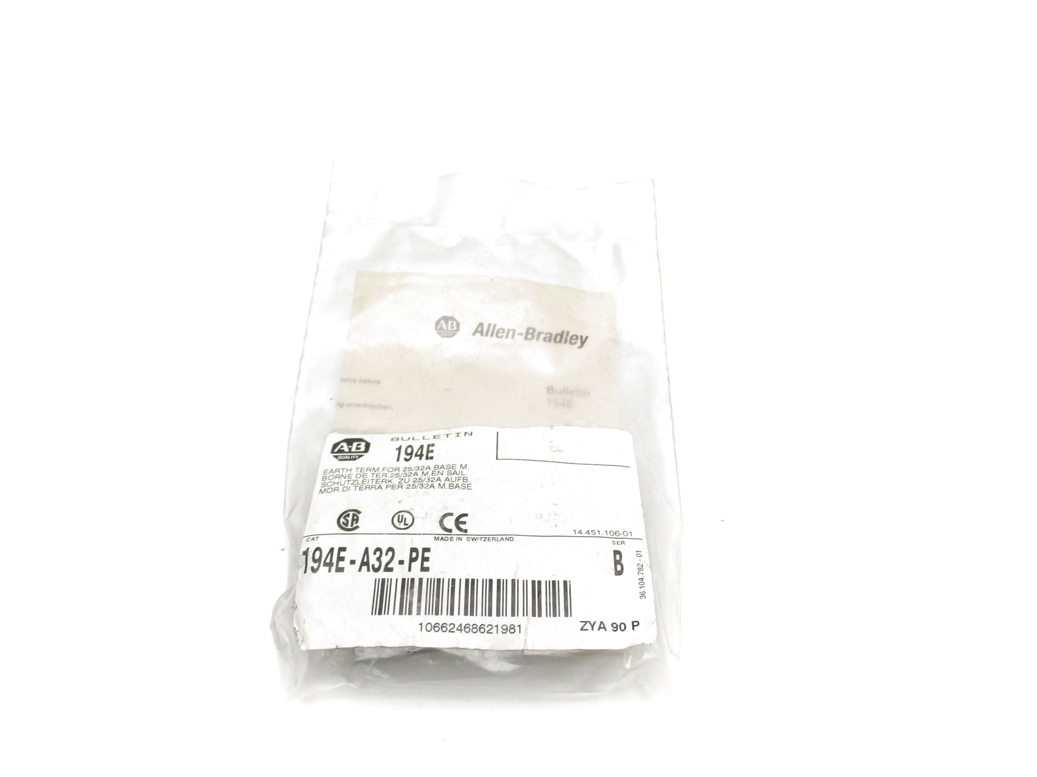 ALLEN BRADLEY 194E-A32-PE SER. B (WH) NSMP