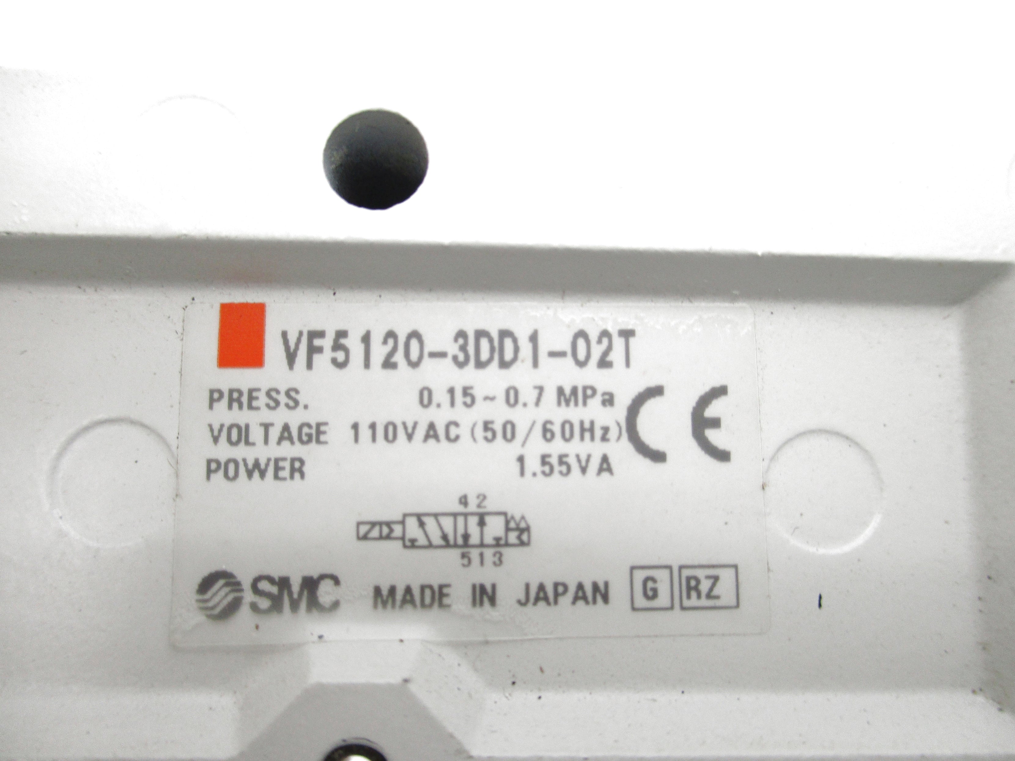 SMC VF5120-3DD1-02T 110VAC (AS PICTURED) UNMP