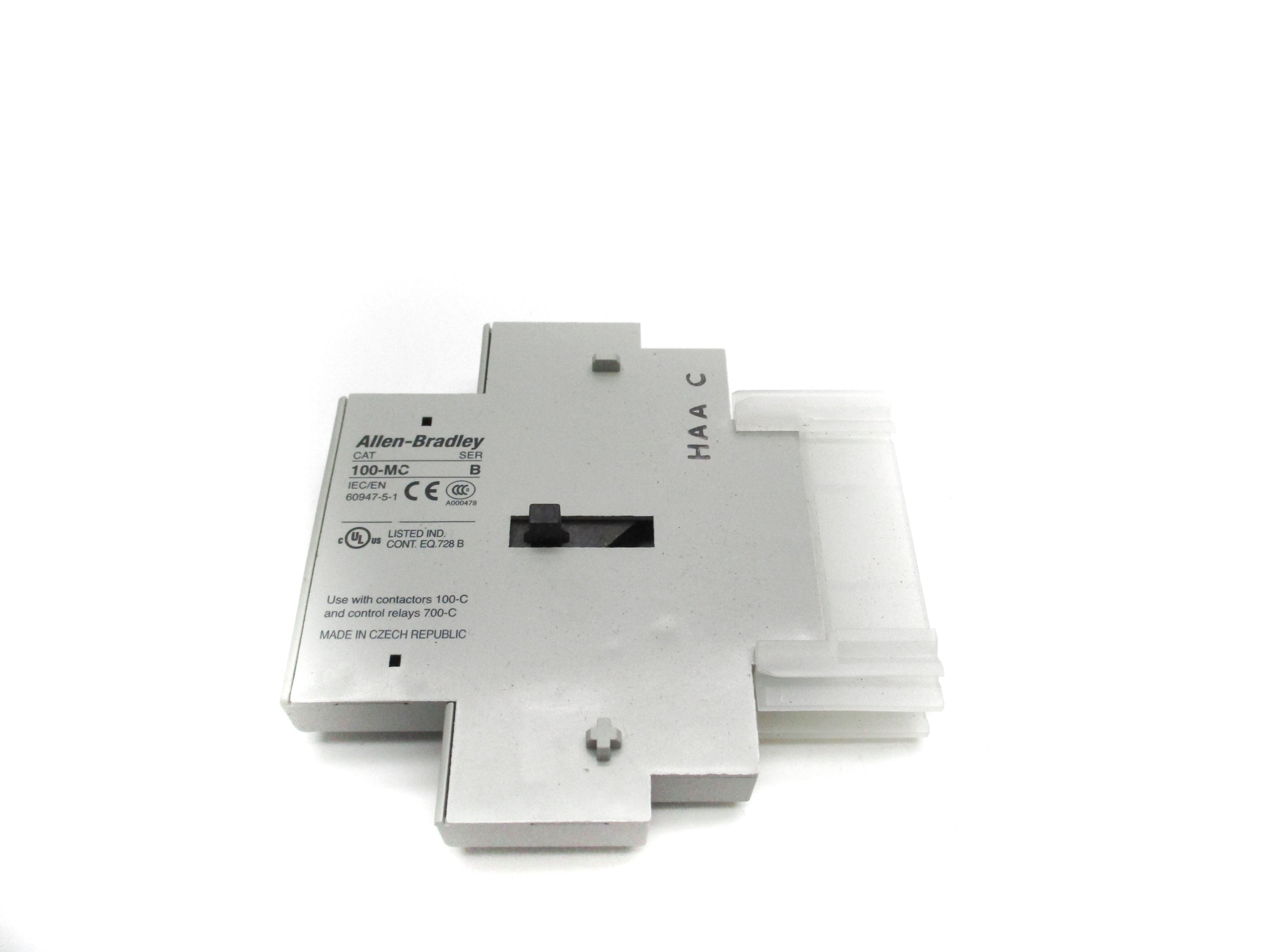 ALLEN BRADLEY 100-MCA00 SER. B (BR/WH) NSMP