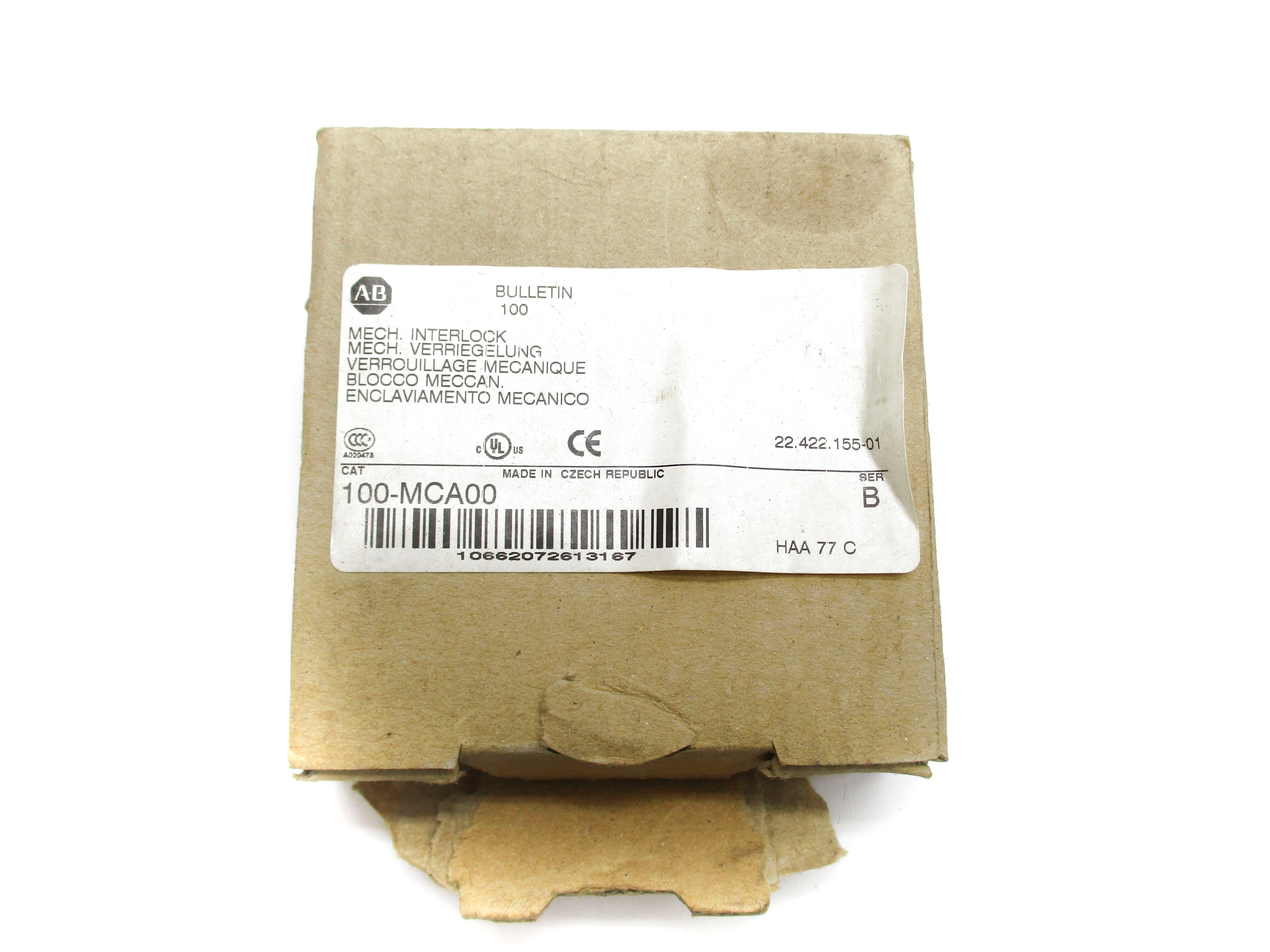 ALLEN BRADLEY 100-MCA00 SER. B (BR/WH) NSMP