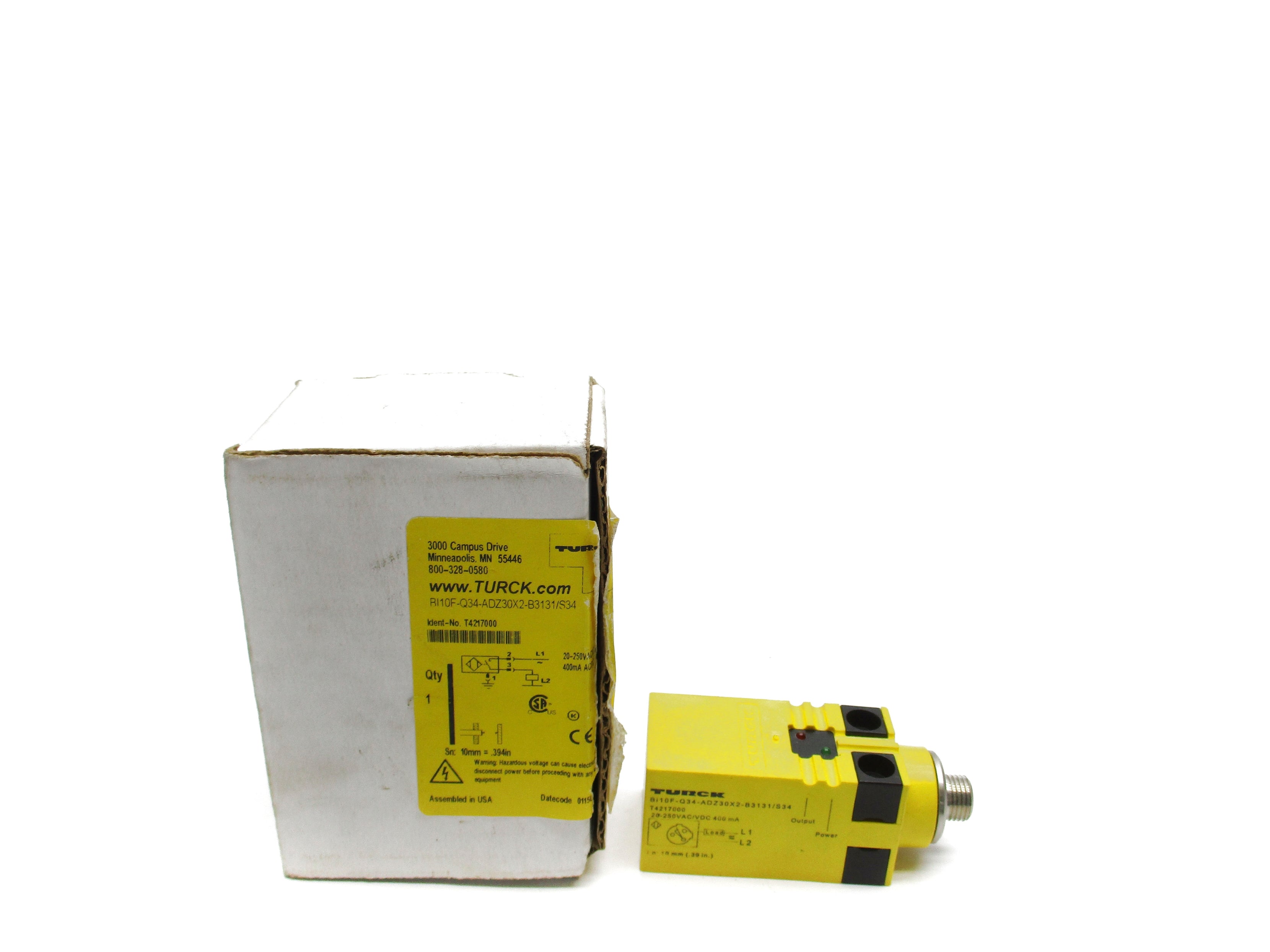 TURCK BI10F-Q34-ADZ30X2-B3131/S34 NSMP