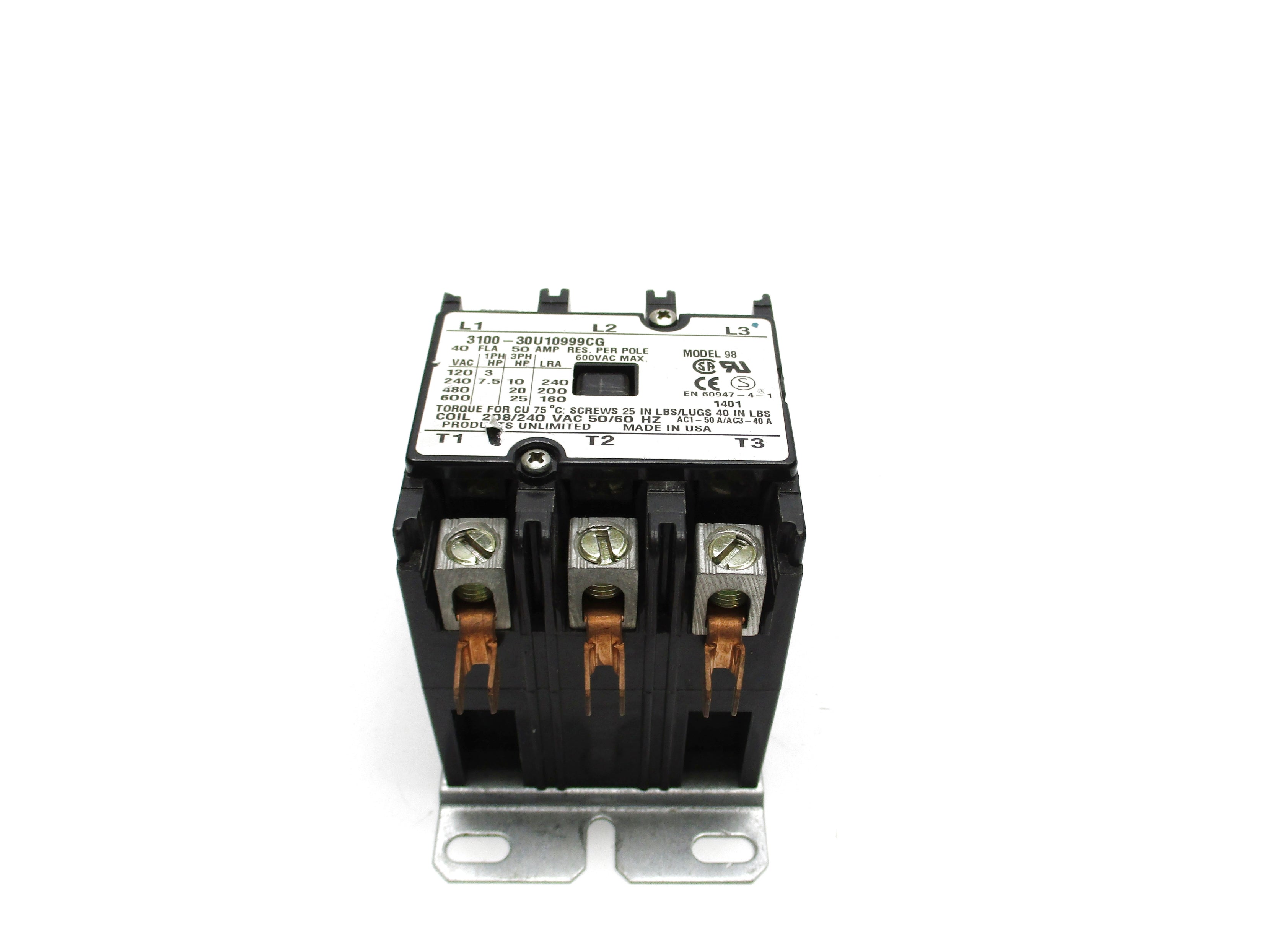 INDUSTRIAL MRO 3100-30U10999CG 600VAC UNMP