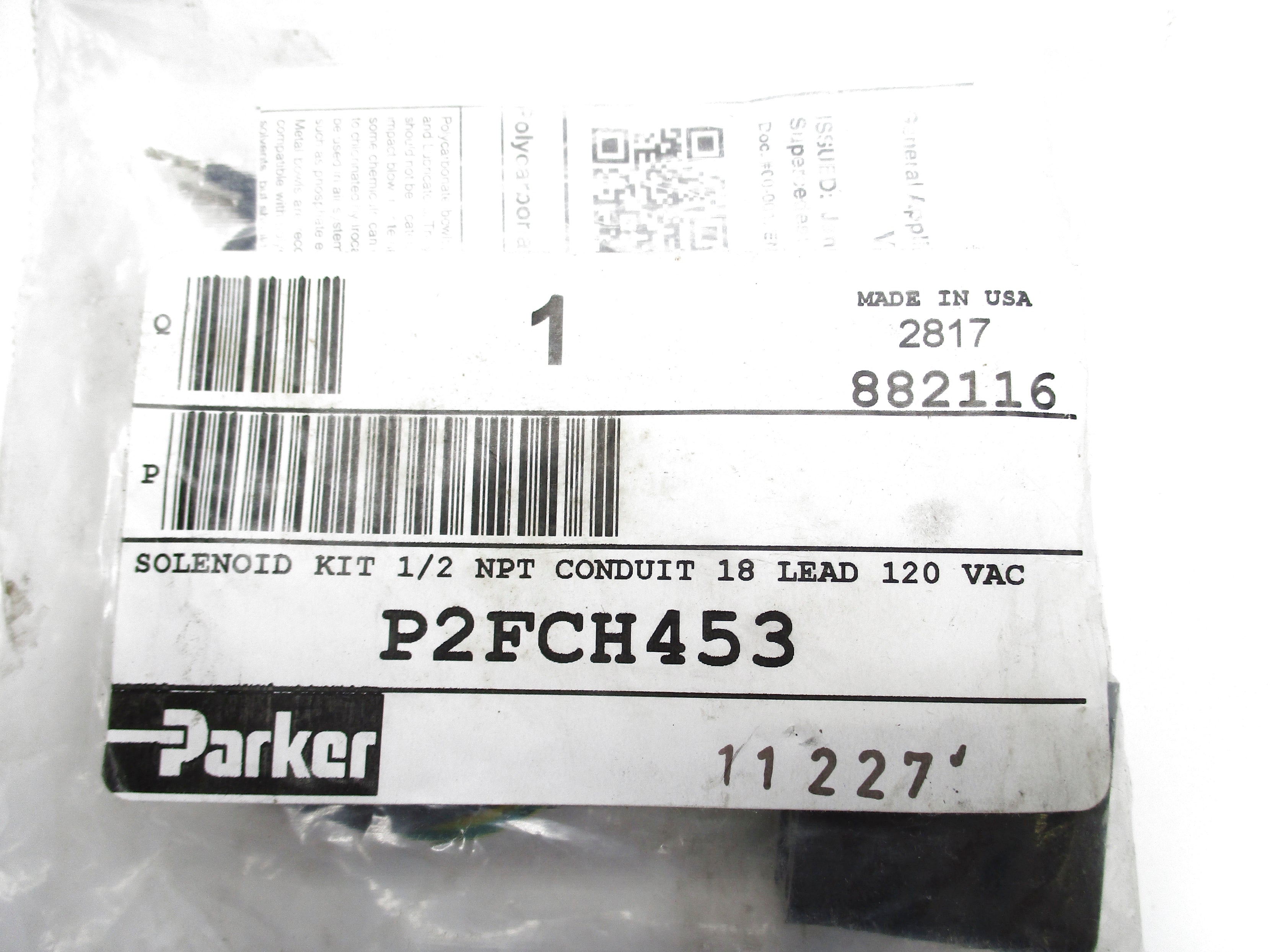 PARKER P2FCH453 NSMP