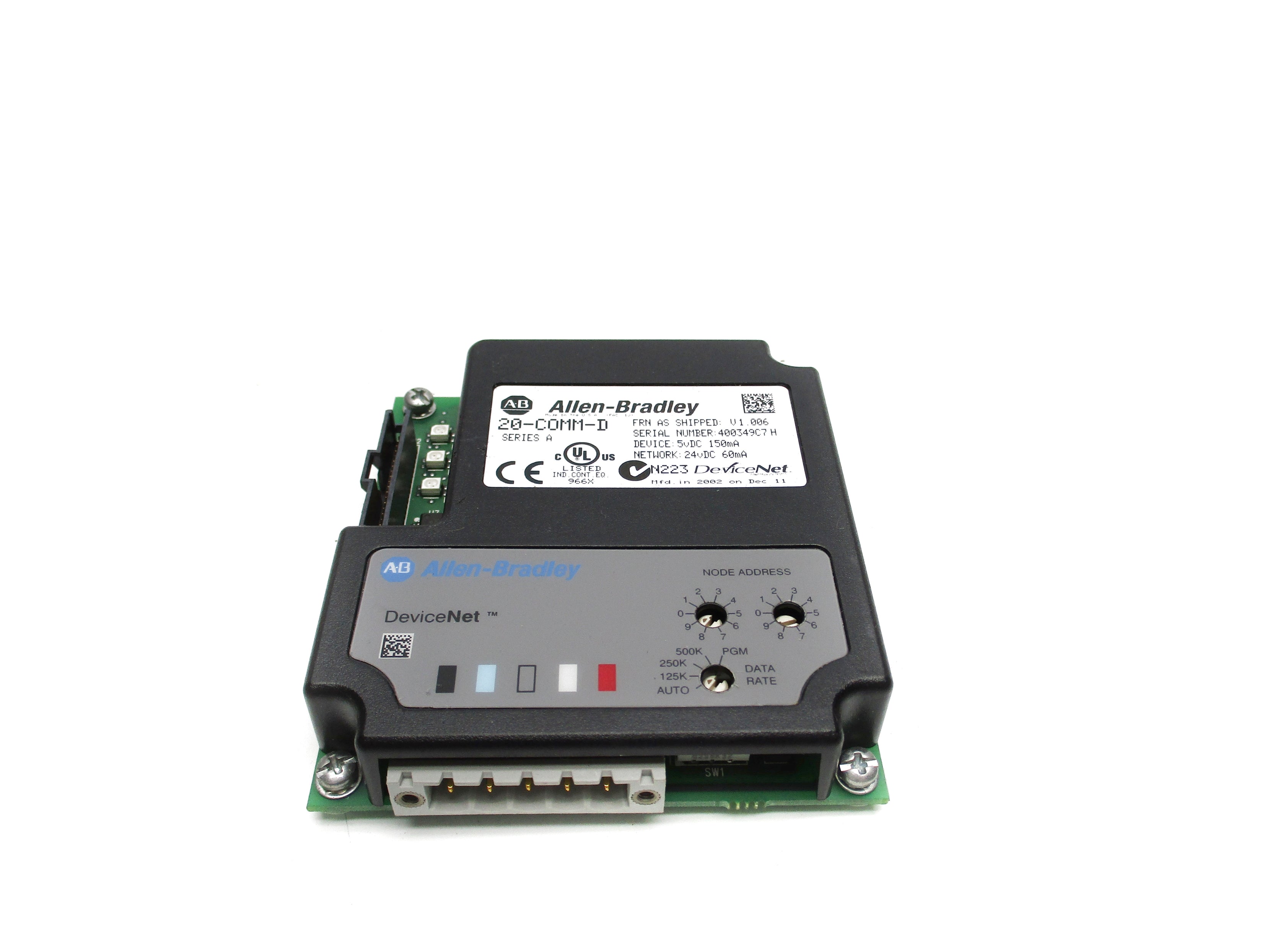 ALLEN BRADLEY 20-COMM-D SER. A F/W V1.006 (AS PICTURED) NSNP