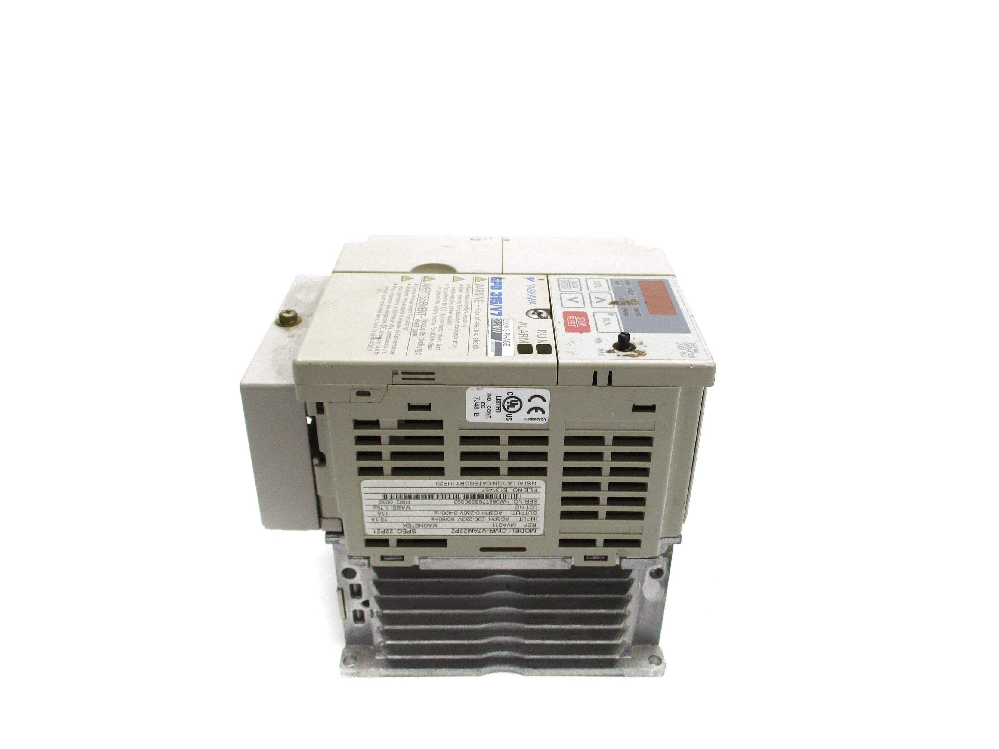 YASKAWA CIMR-V7AM22P2 UNMP