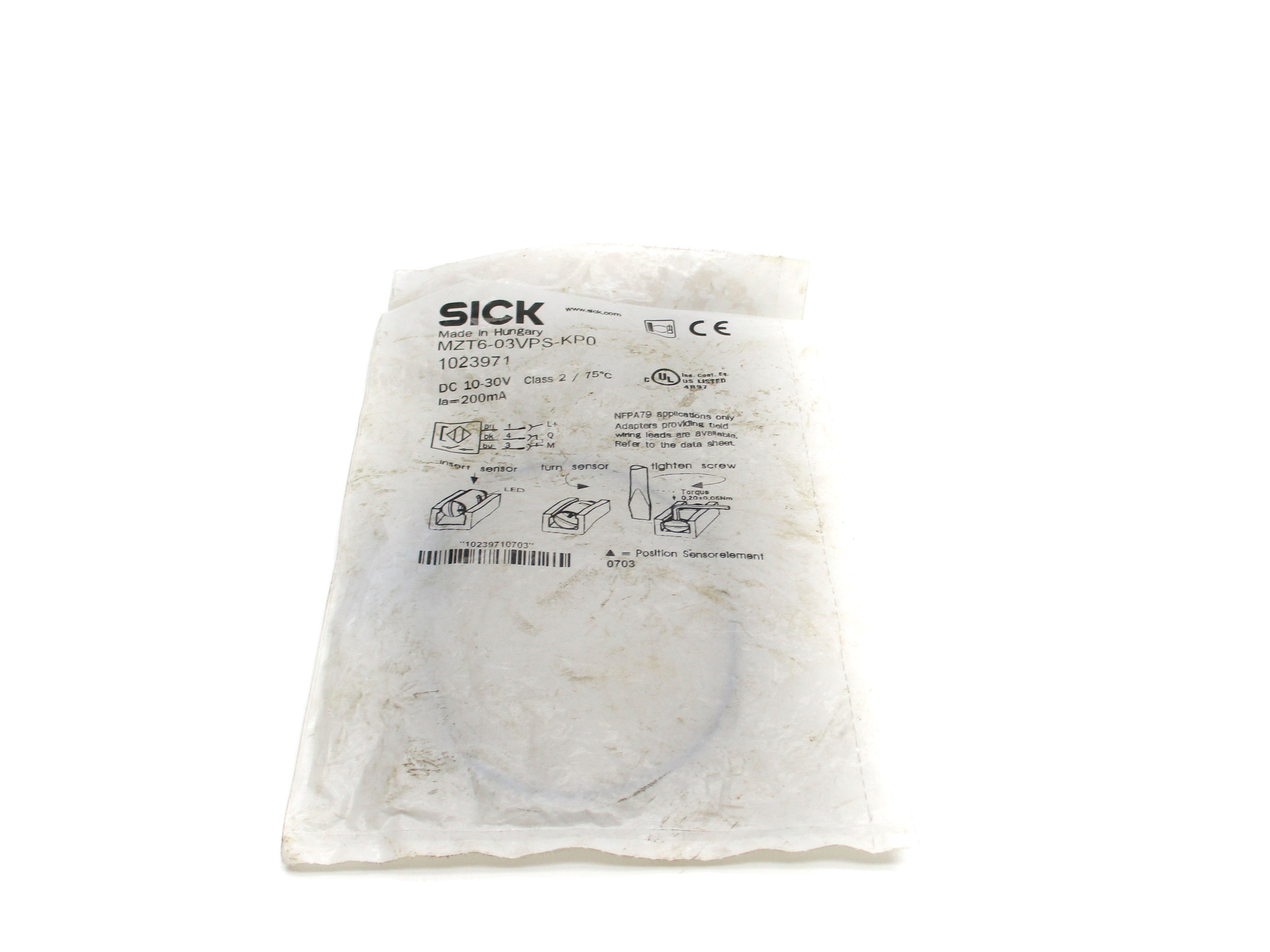 SICK MZT6-03VPS-KP0 NSMP