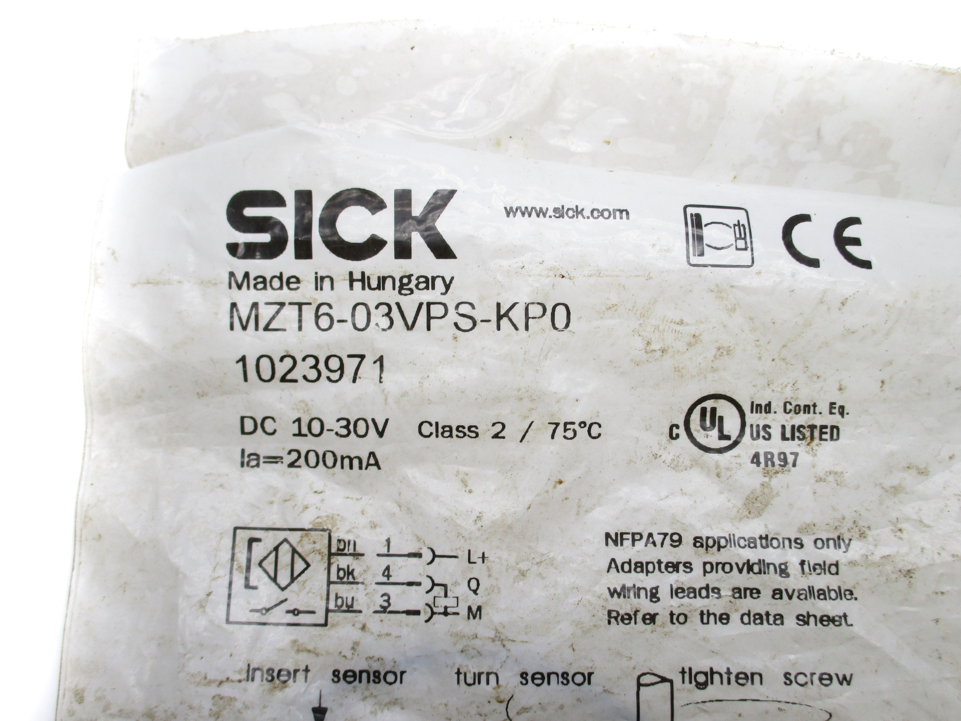 SICK MZT6-03VPS-KP0 NSMP
