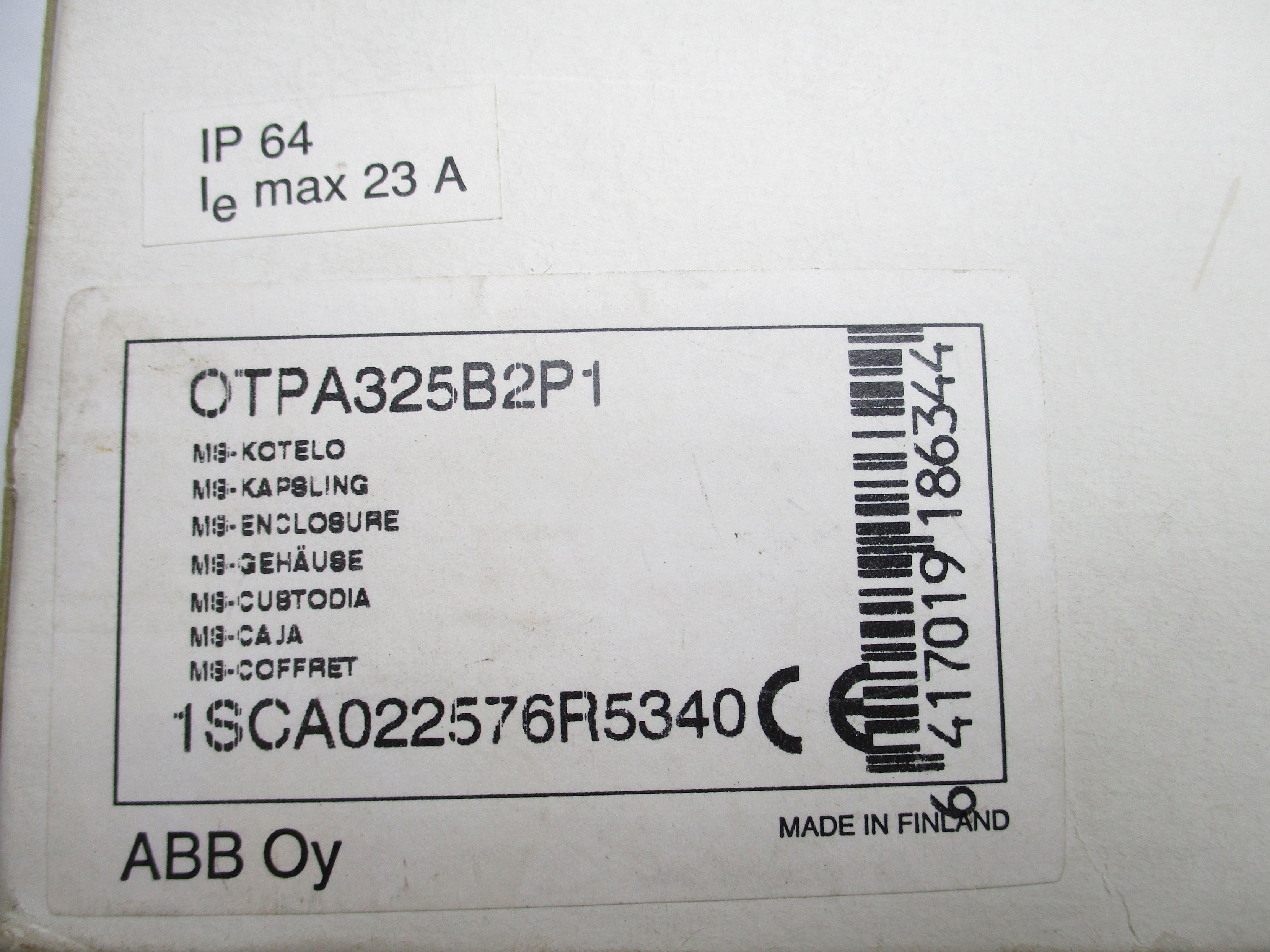 ABB OTPA325B2P1 (AS PICTURED) NSMP