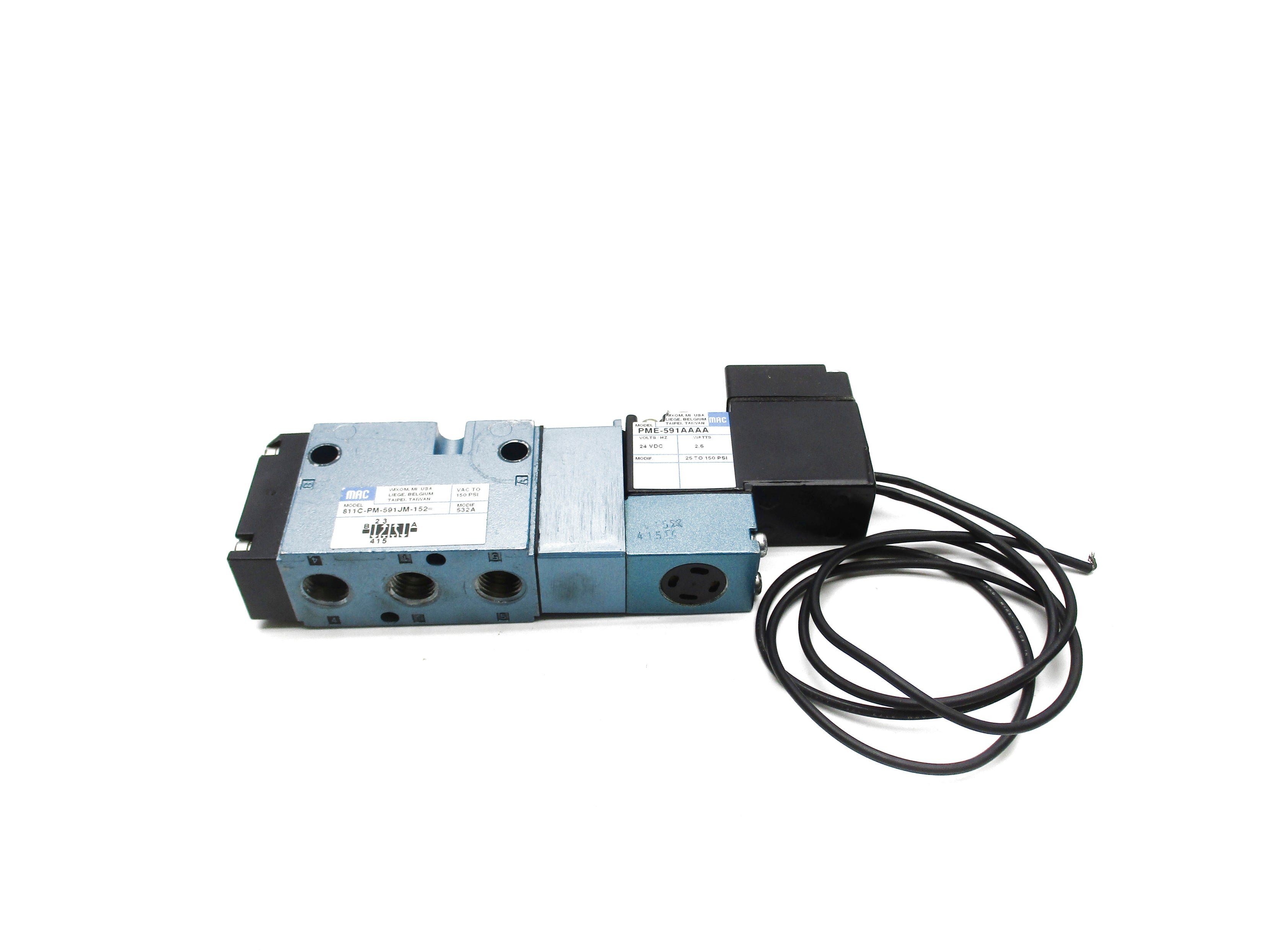 MAC 811C-PM-591JM-152 24VDC UNMP