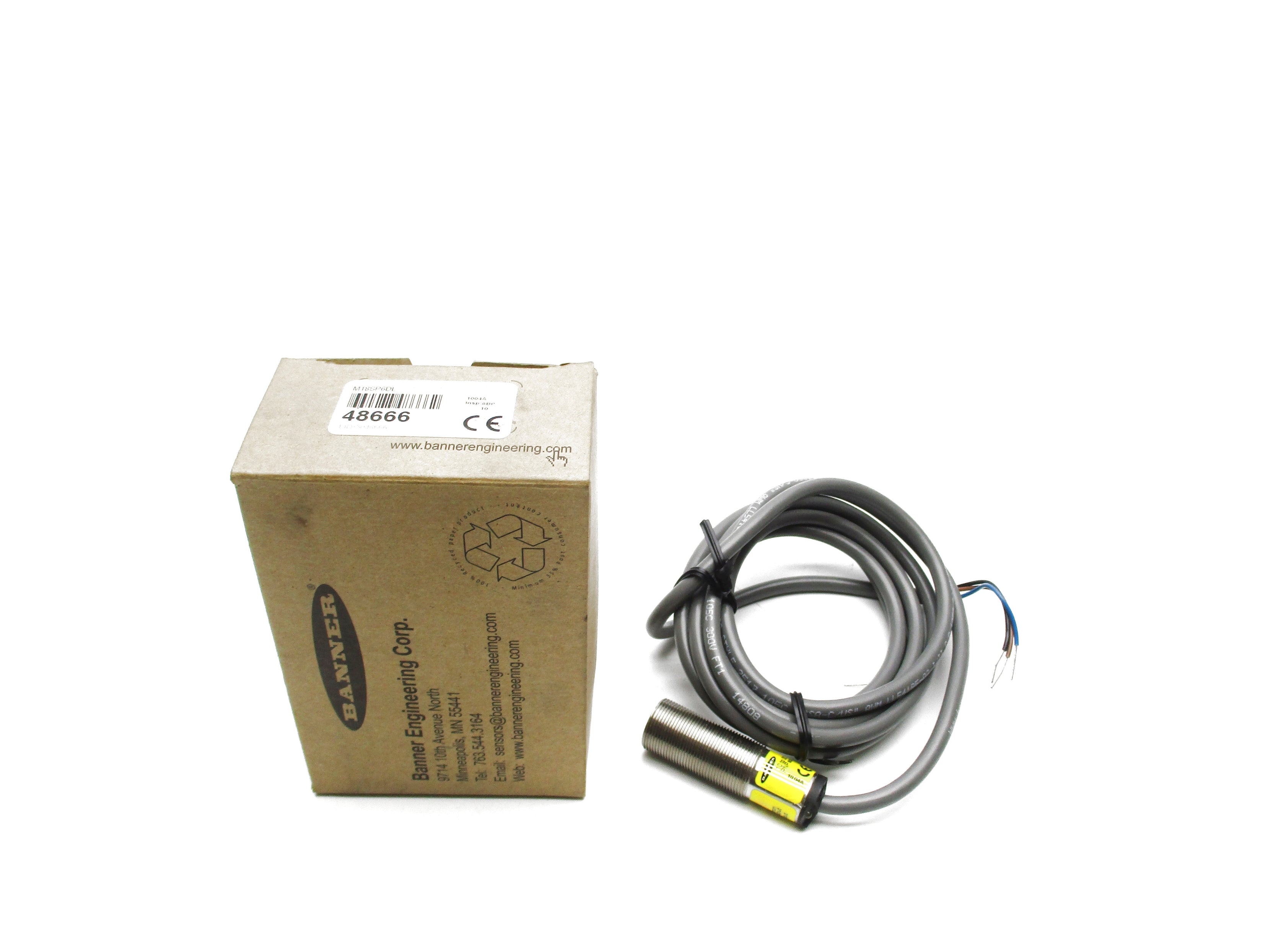 BANNER ENGINEERING M18SP6DL 48666 NSMP