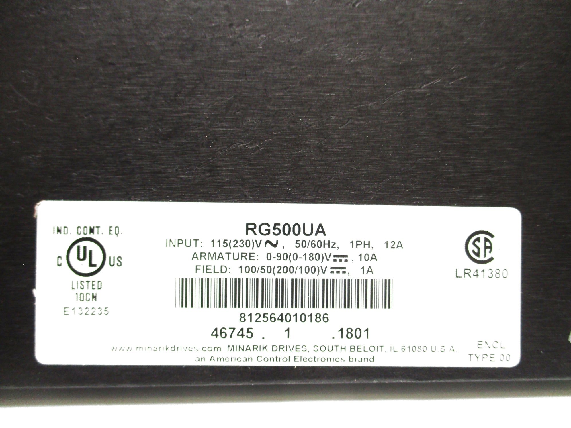 MINARIK RG500UA NSMP