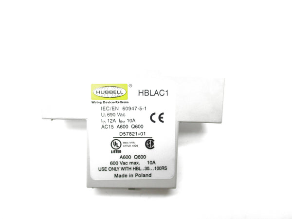 HUBBELL HBLAC1 600VAC 10A NSMP
