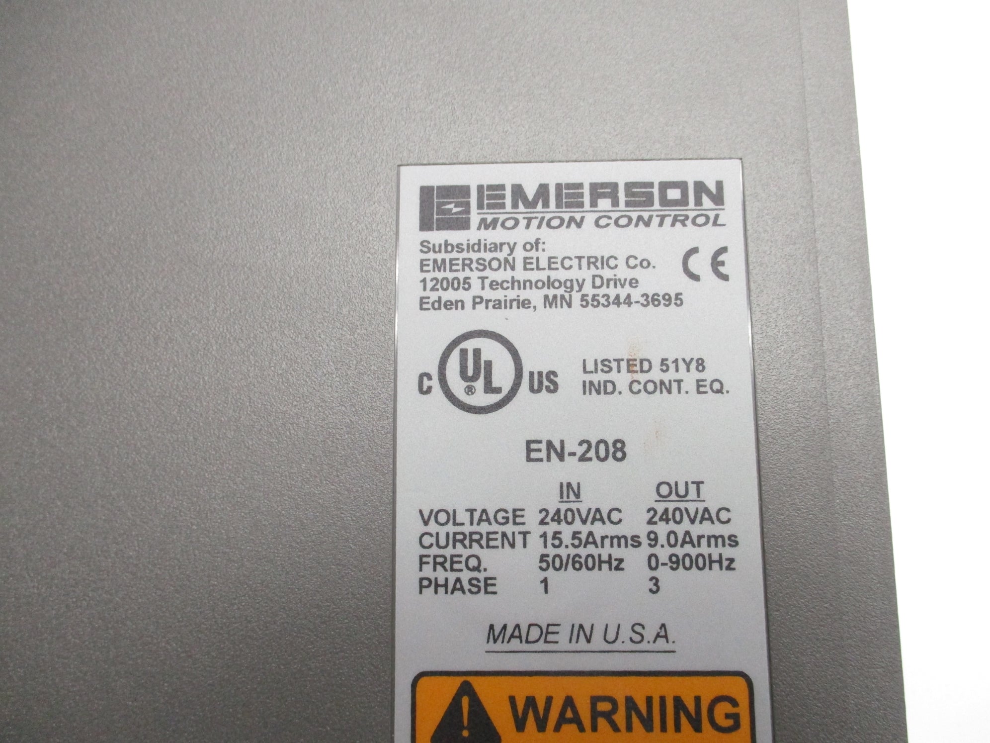 EMERSON EN-208-00-000 UNMP