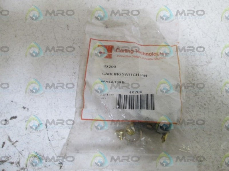 CARLING SWITCH 6FA54-73XG 4X200 TOGGLE SWITCH  NSMP