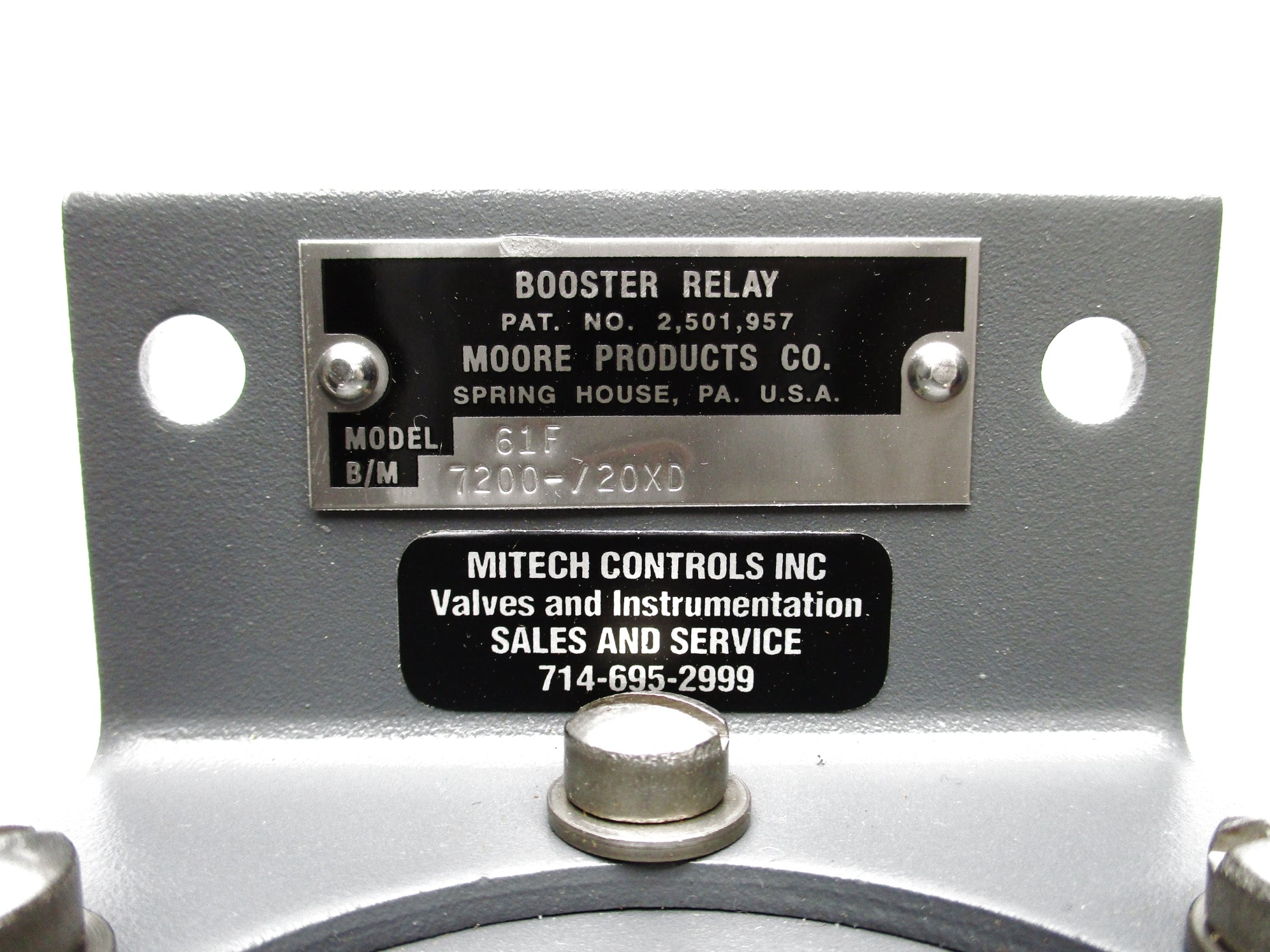 MOORE PRODUCTS 61F 7200-/20XD NSNP