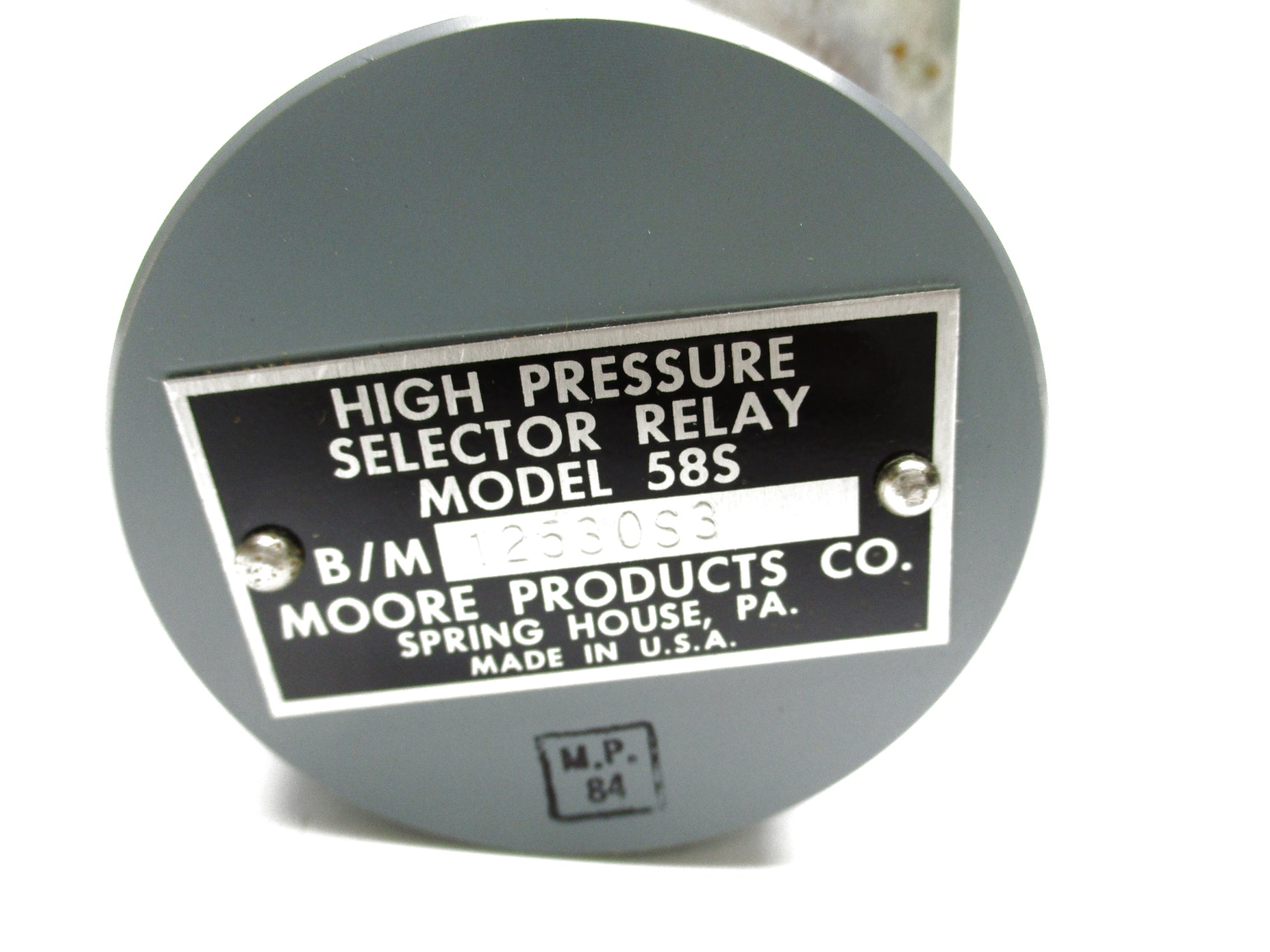 MOORE PRODUCTS 58S 12530S3 NSMP