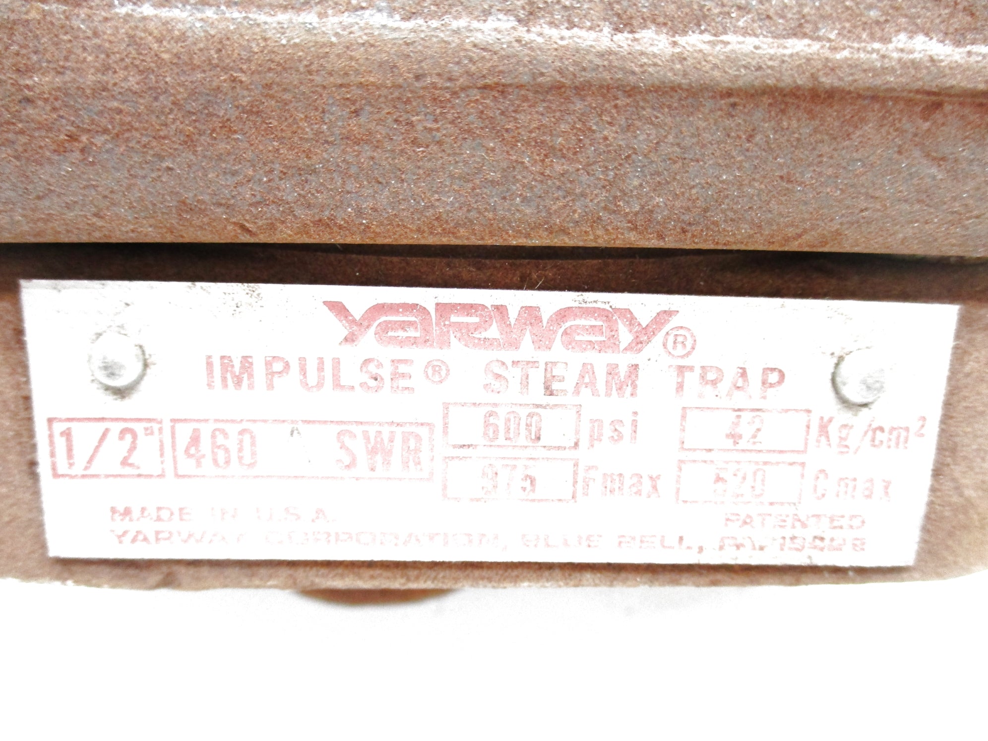 YARWAY 460ASWR 1/2" UNMP