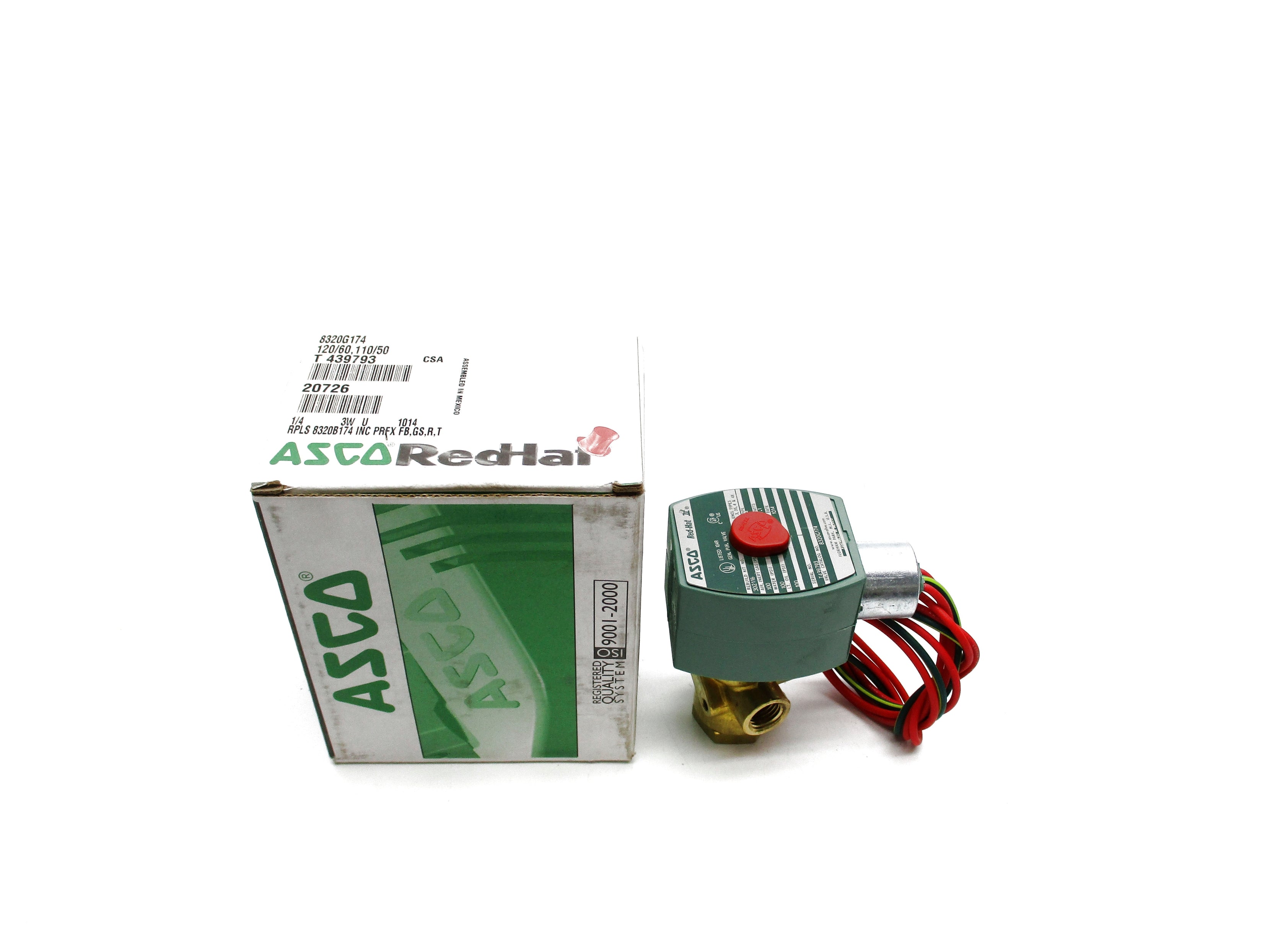 ASCO 8320G174 120/60 110/50 100PSI NSMP