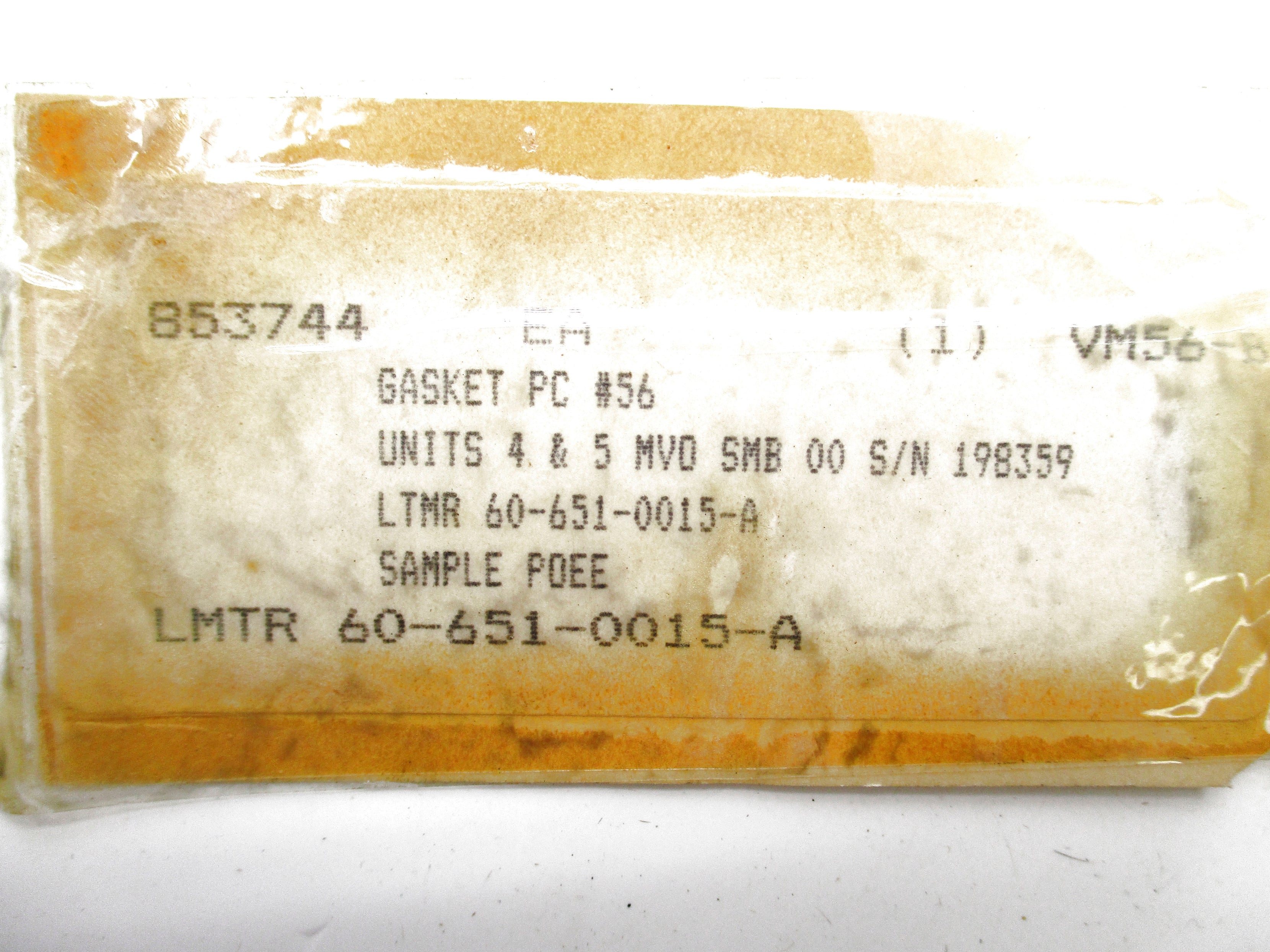 INDUSTRIAL MRO 60-651-0015-A NSNP