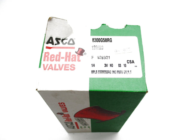 ASCO 8300G58RG 120V 250PSI NSMP