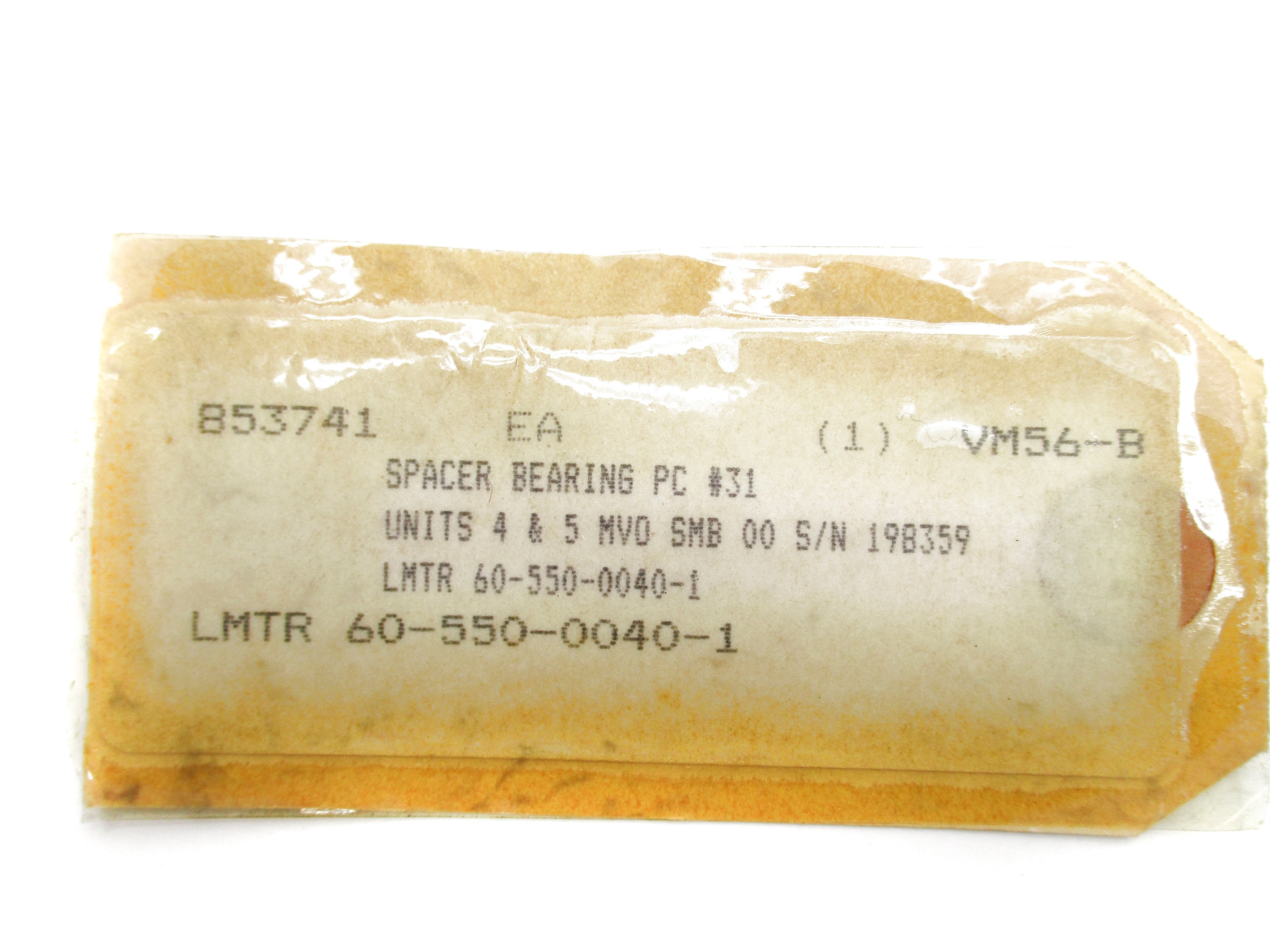 INDUSTRIAL MRO 60-550-0040-1 (AS PICTURED) NSNP