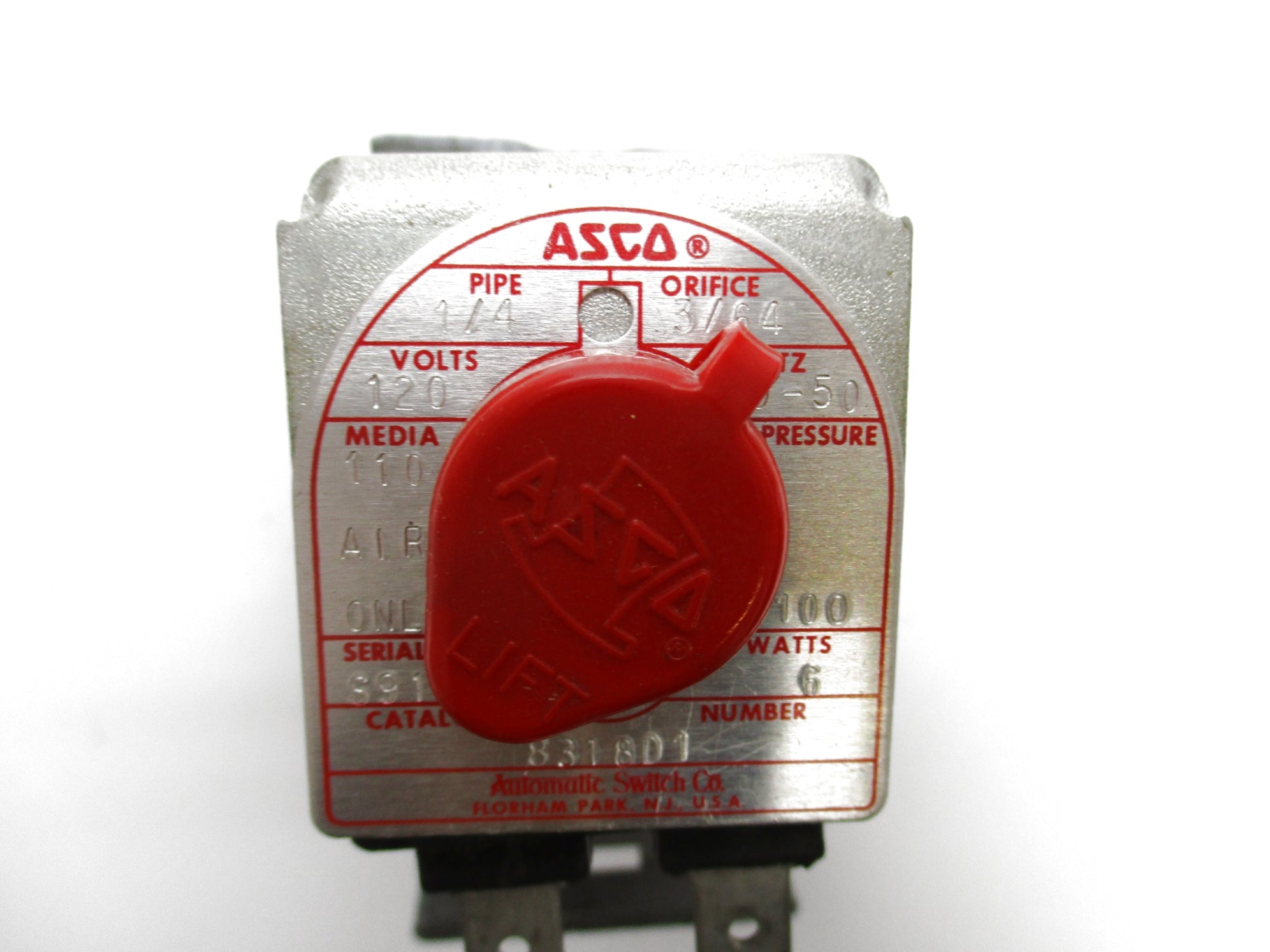 ASCO 8318D1 120V 100PSI 1/4" UNMP