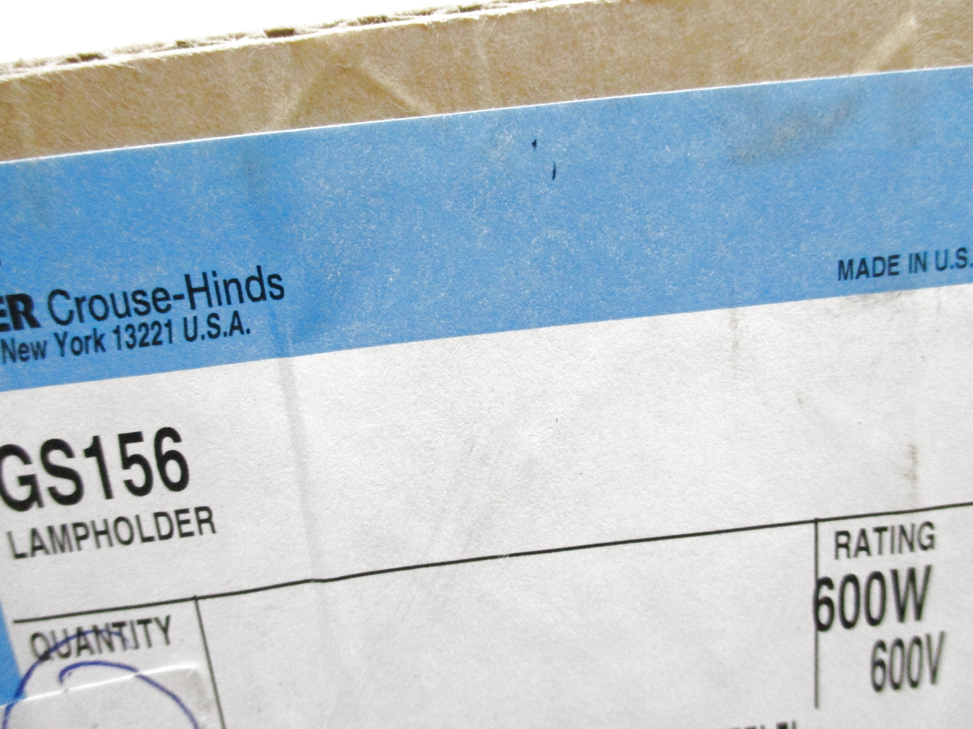 CROUSE-HINDS GS156 NSNP