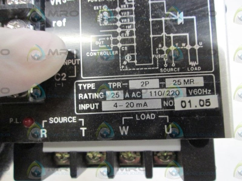 HANYOUNG T.P.R UNIT TPR-2P-25MR *NEW IN BOX*