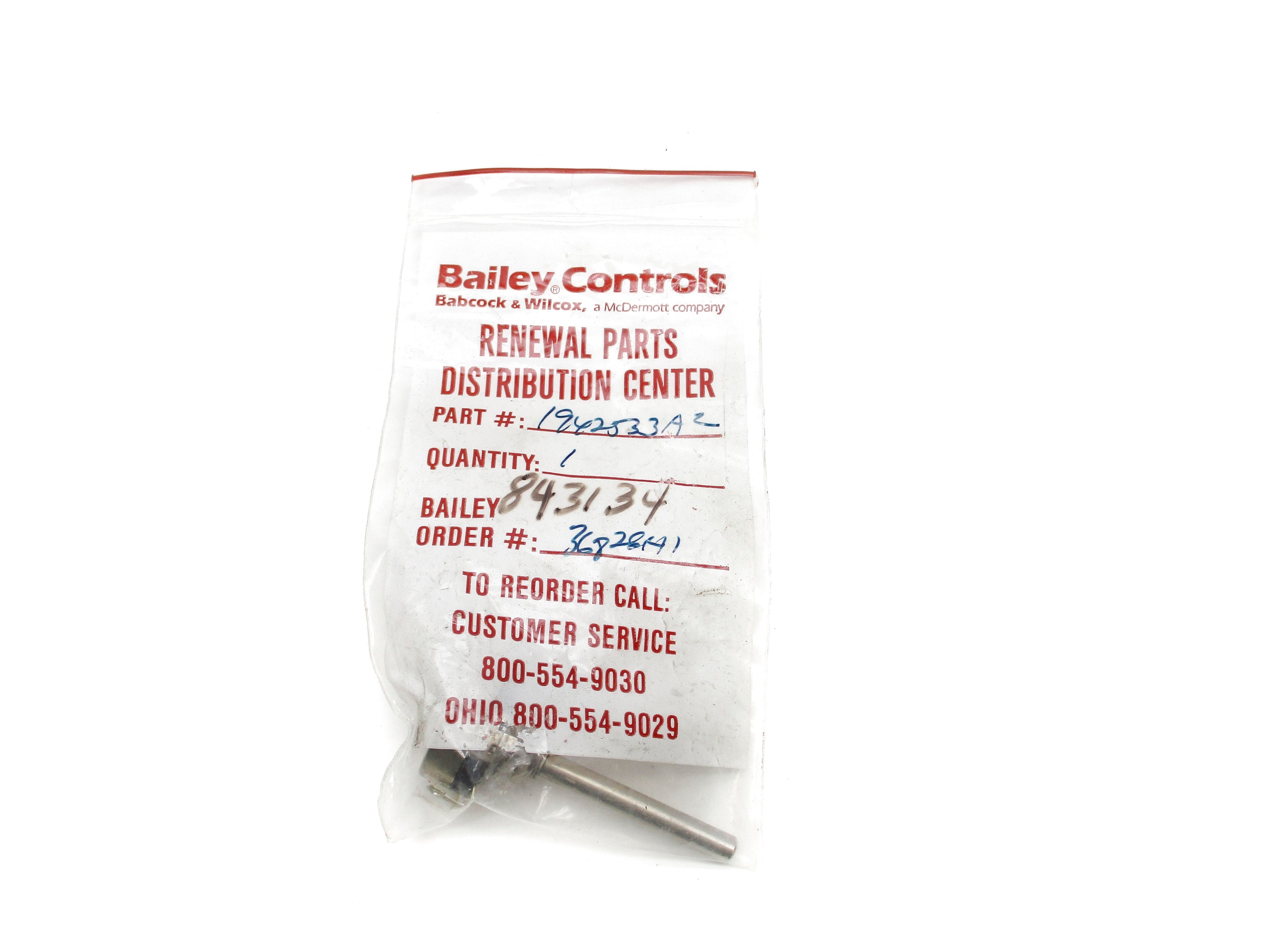 BAILEY CONTROLS 1942533A2 NSMP