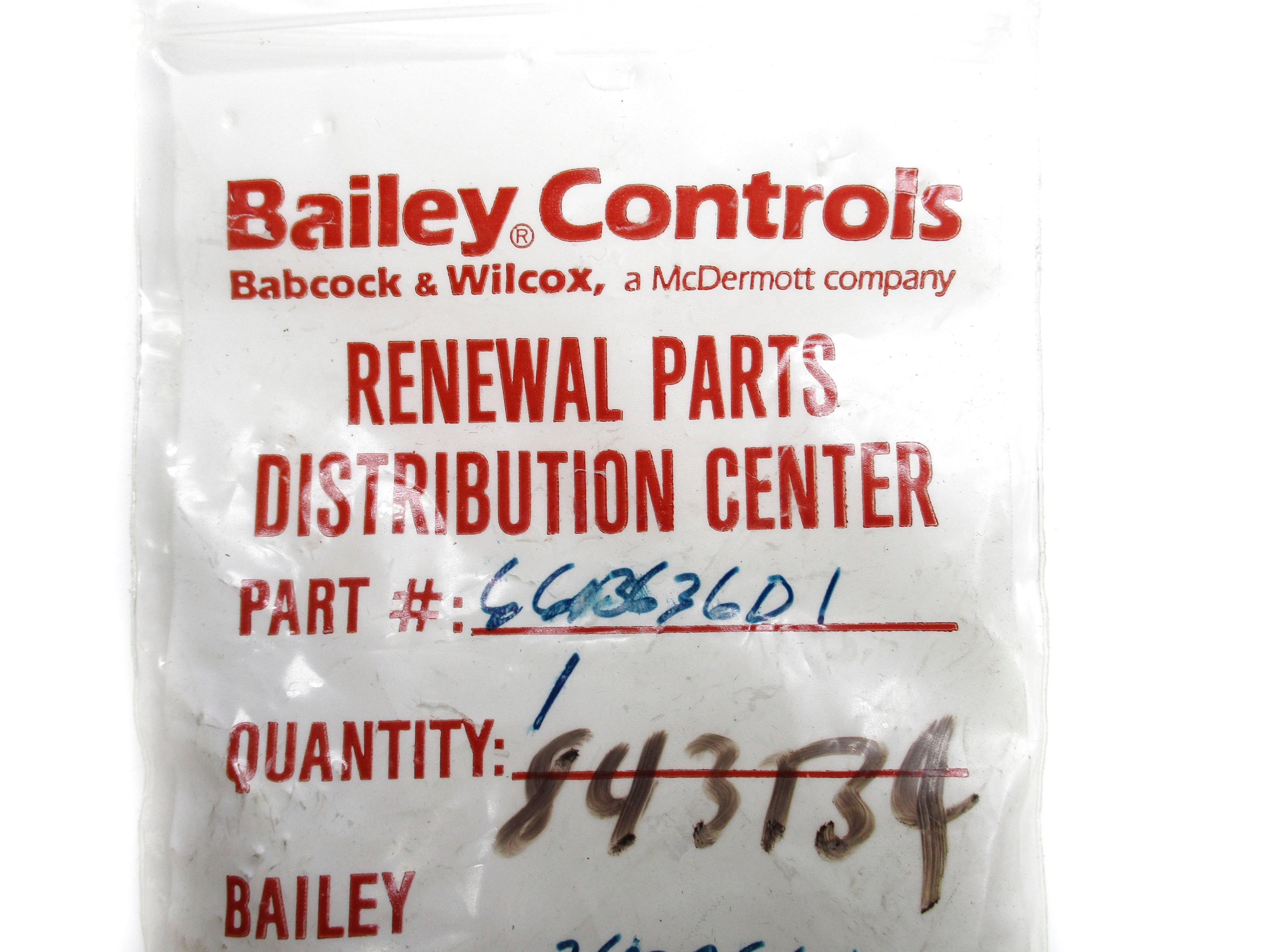 BAILEY CONTROLS 6613636D1 NSMP