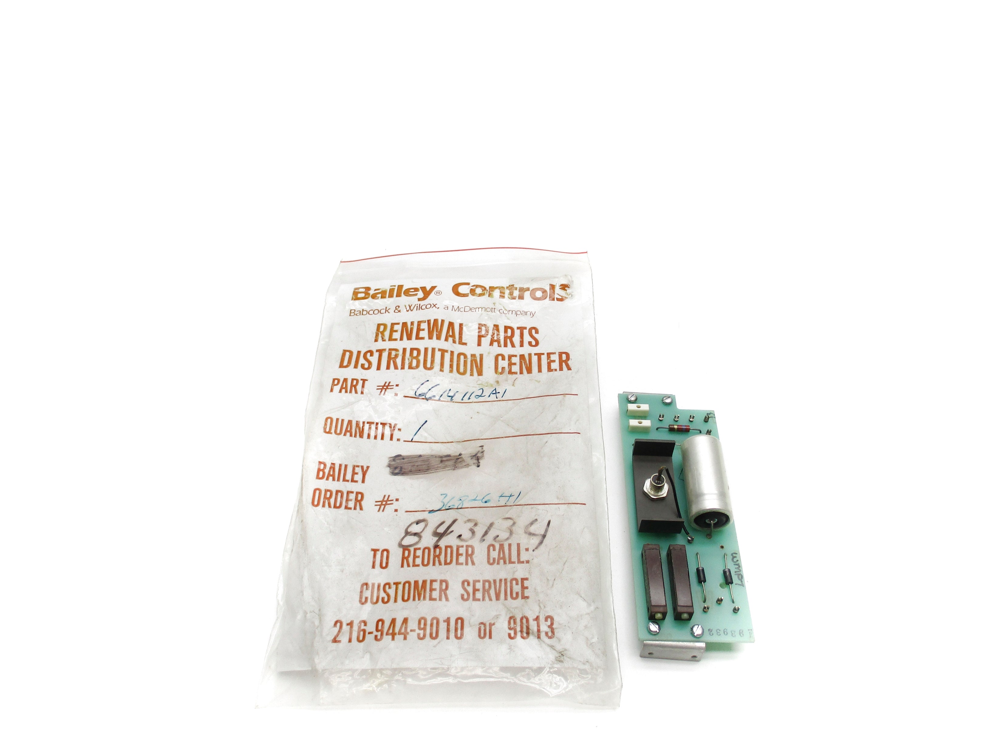 BAILEY CONTROLS 6614112A1 NSMP
