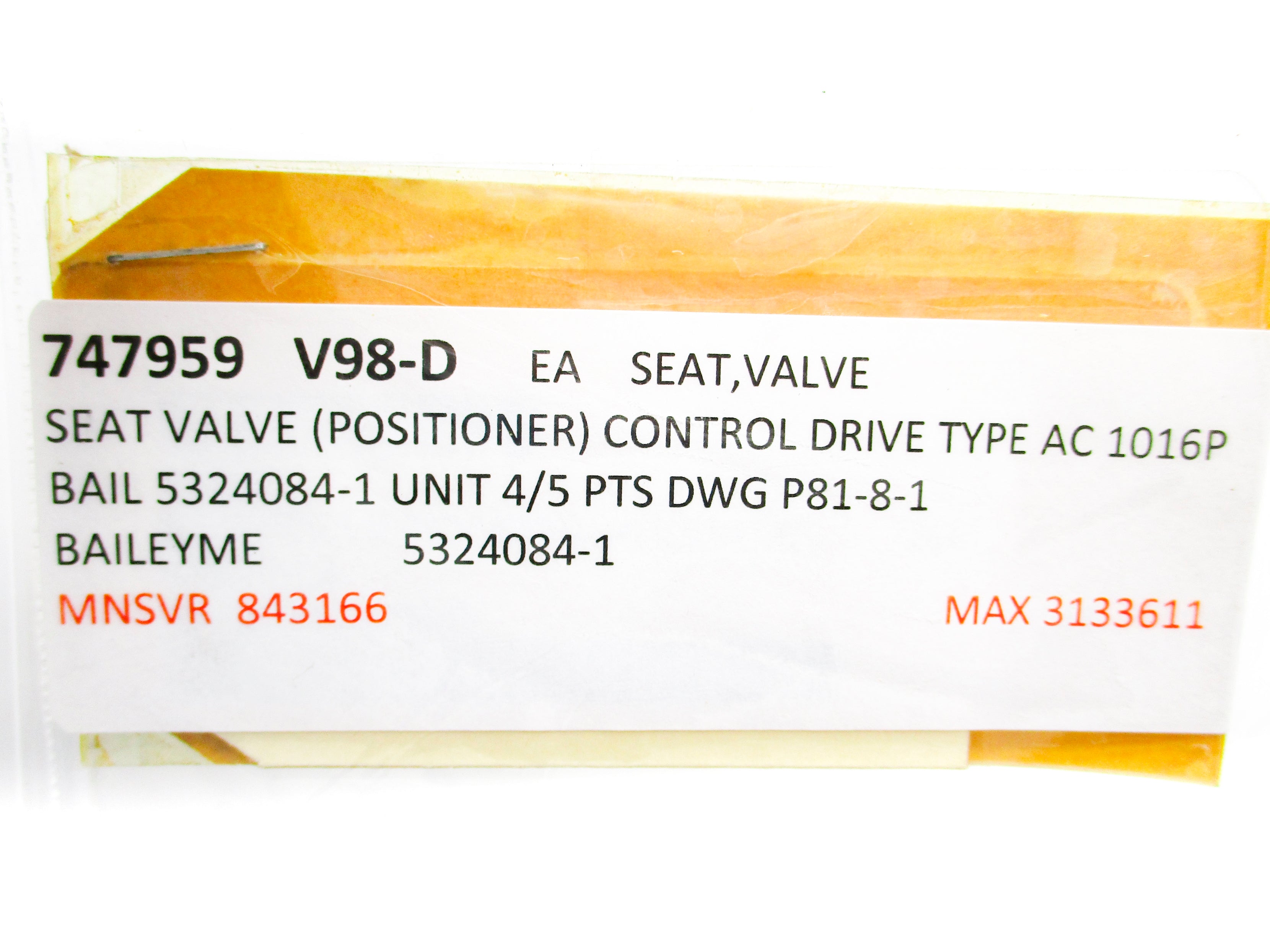 INDUSTRIAL MRO 5324084-1 NSNP