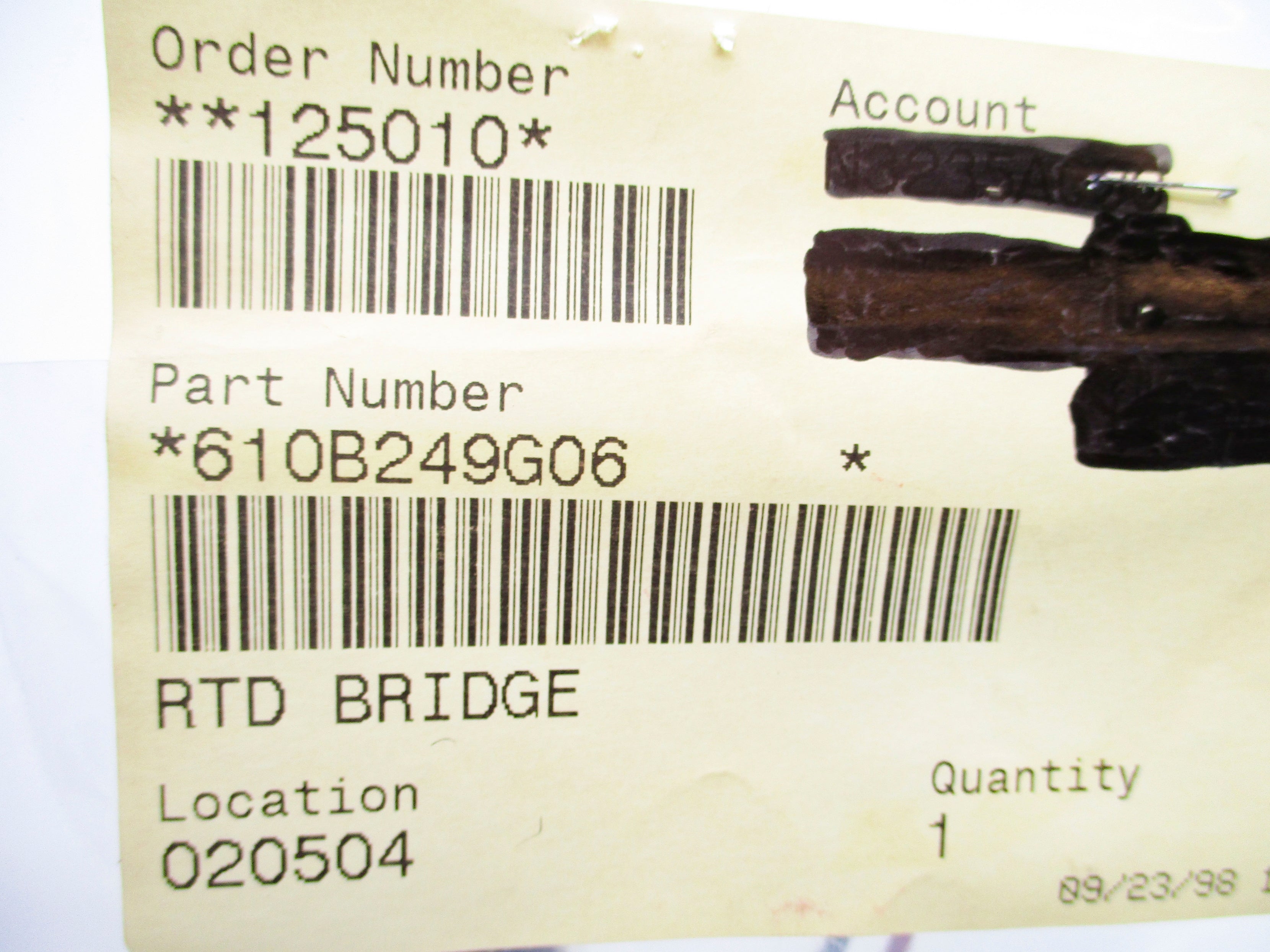 INDUSTRIAL MRO 610B2449G06 NSMP