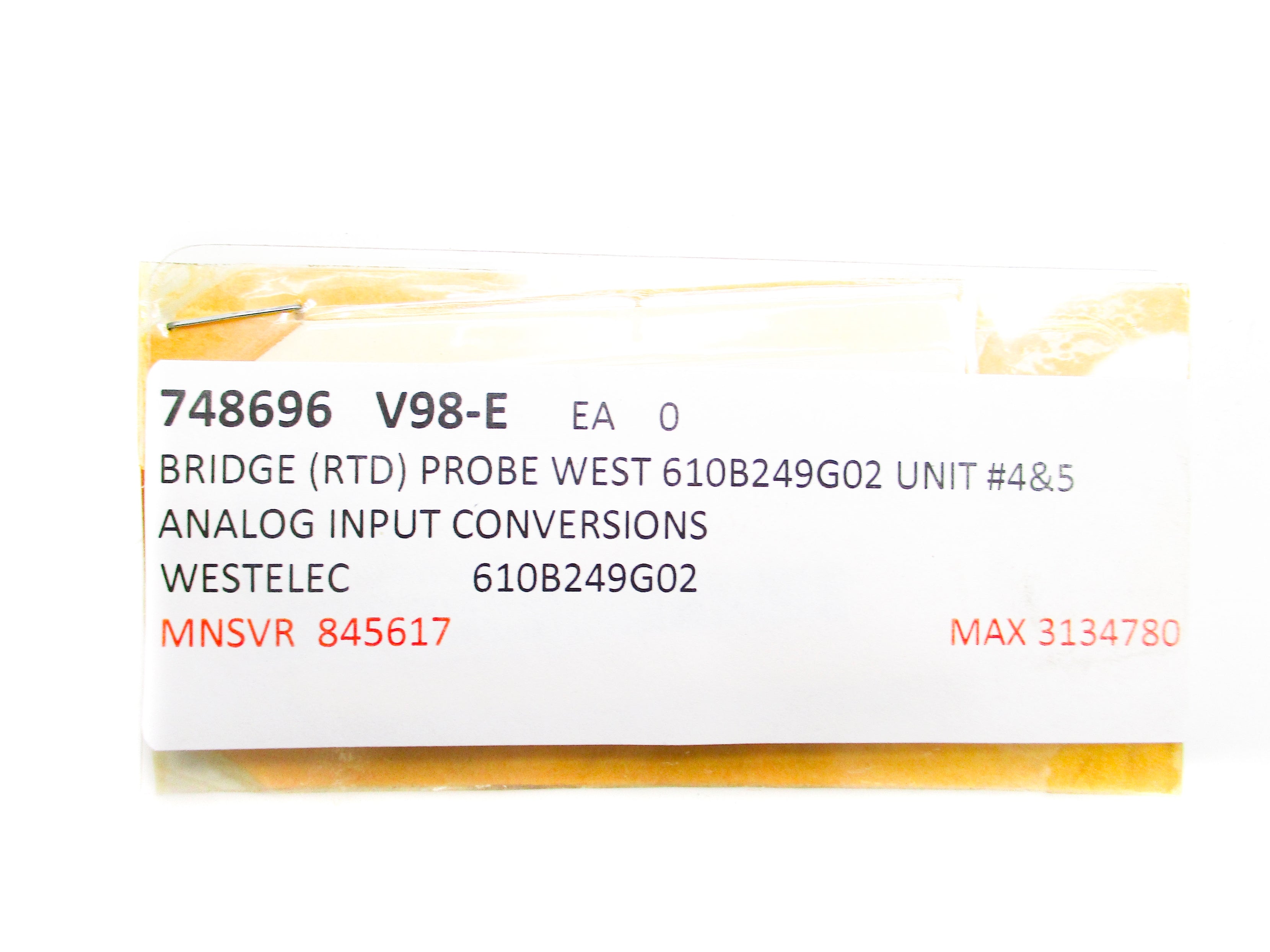 INDUSTRIAL MRO 610B249G2 NSNP
