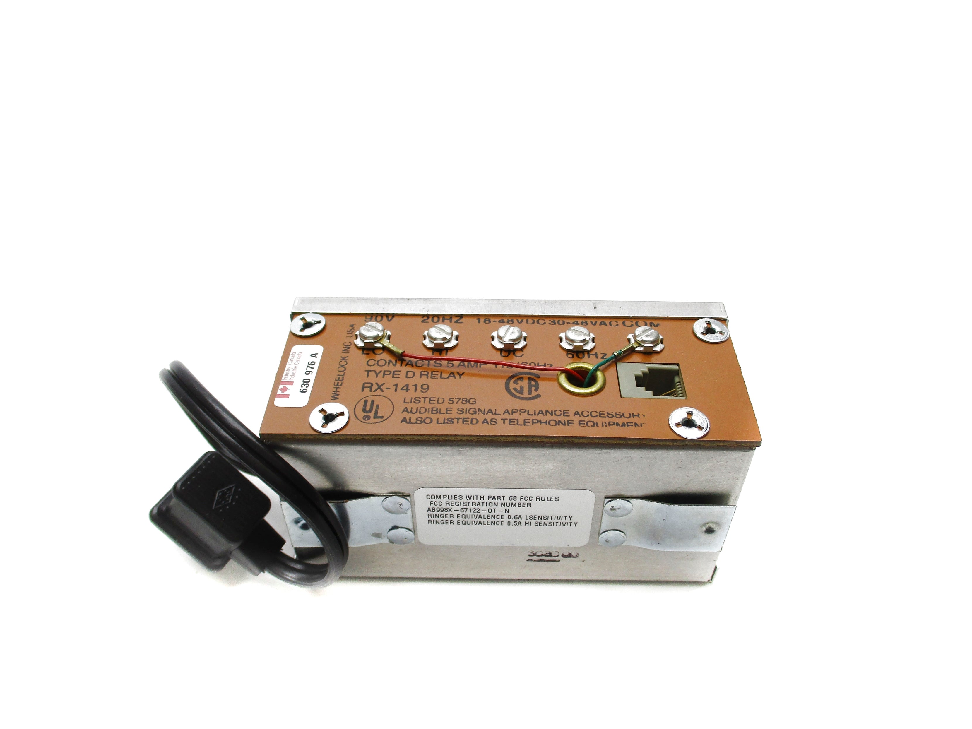 WHEELOCK RX-1419 115V 5A NSMP