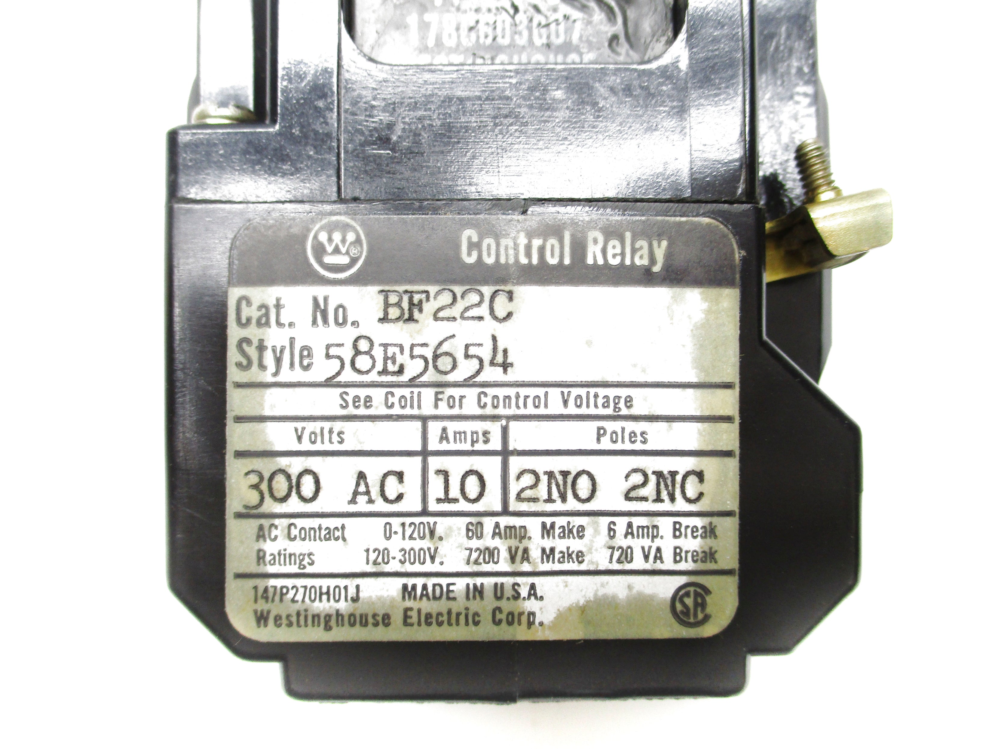 WESTINGHOUSE BF22C 440V 10A NSMP