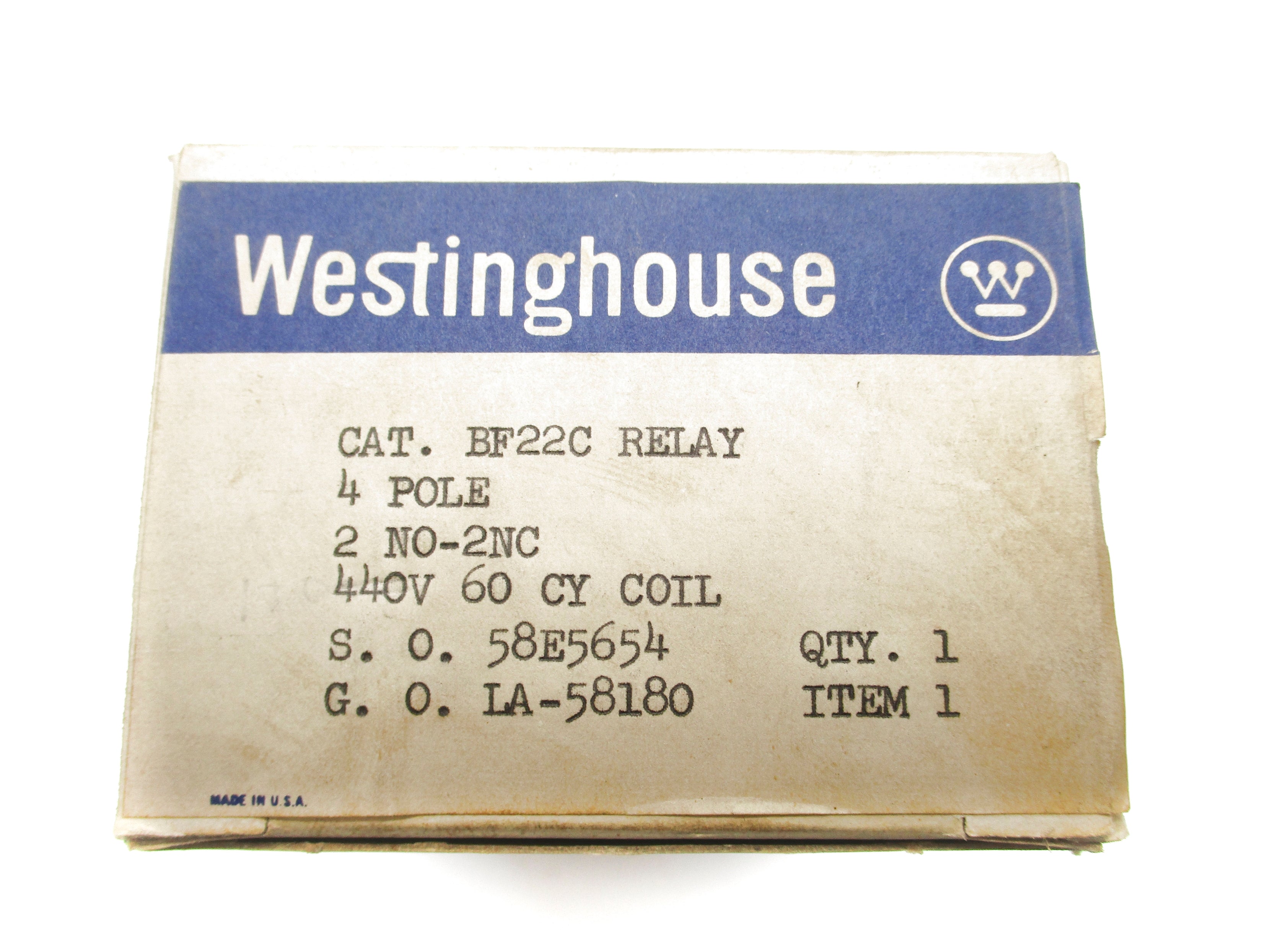 WESTINGHOUSE BF22C 440V 10A NSMP