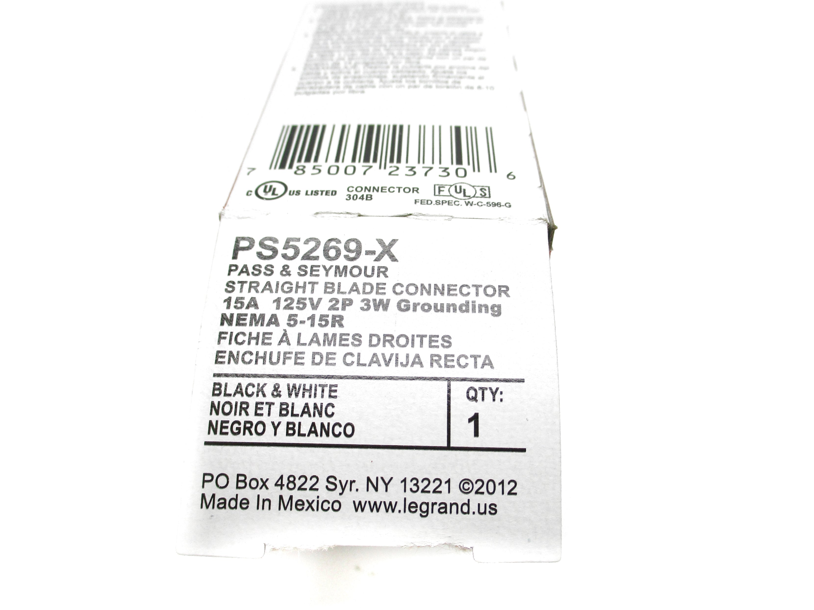 PASSS & SEYMOUR LEGRAND PS5269-X NSMP