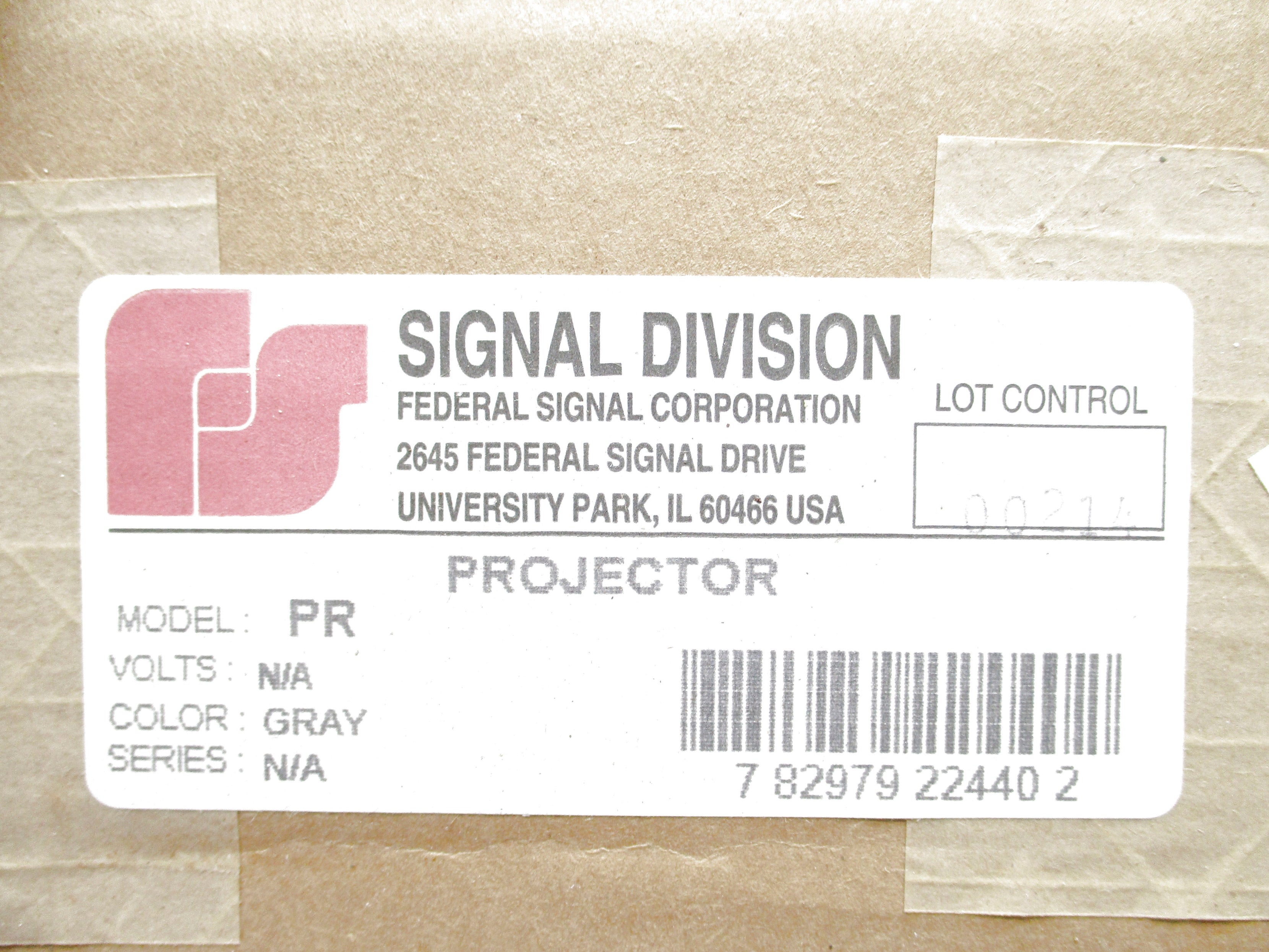 FEDERAL SIGNAL PR NSFS