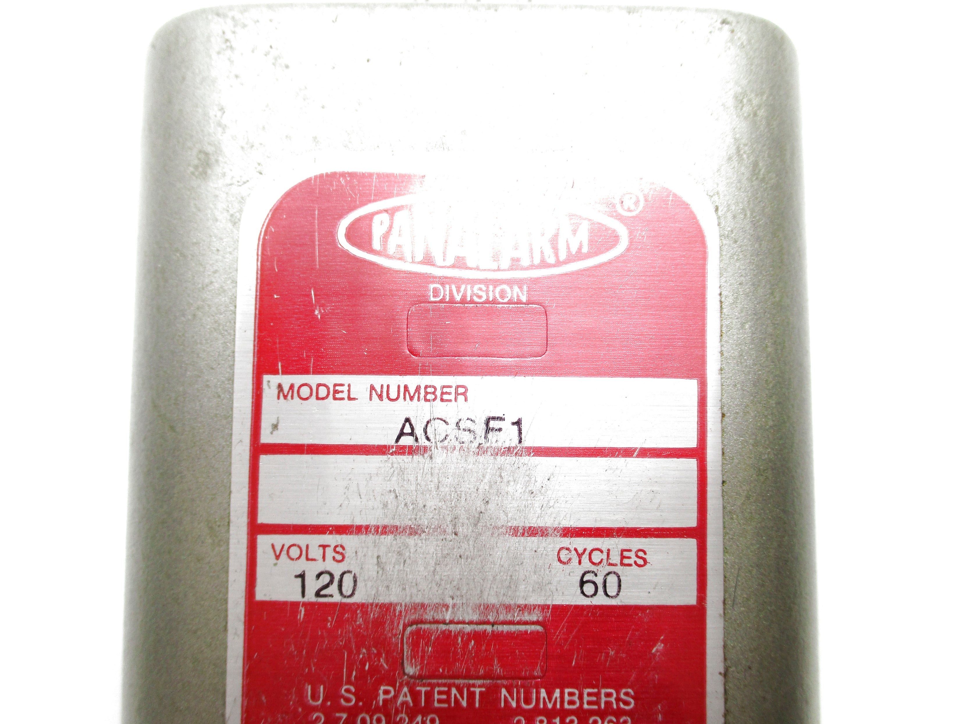 PANALARM ACSF1 120V UNMP