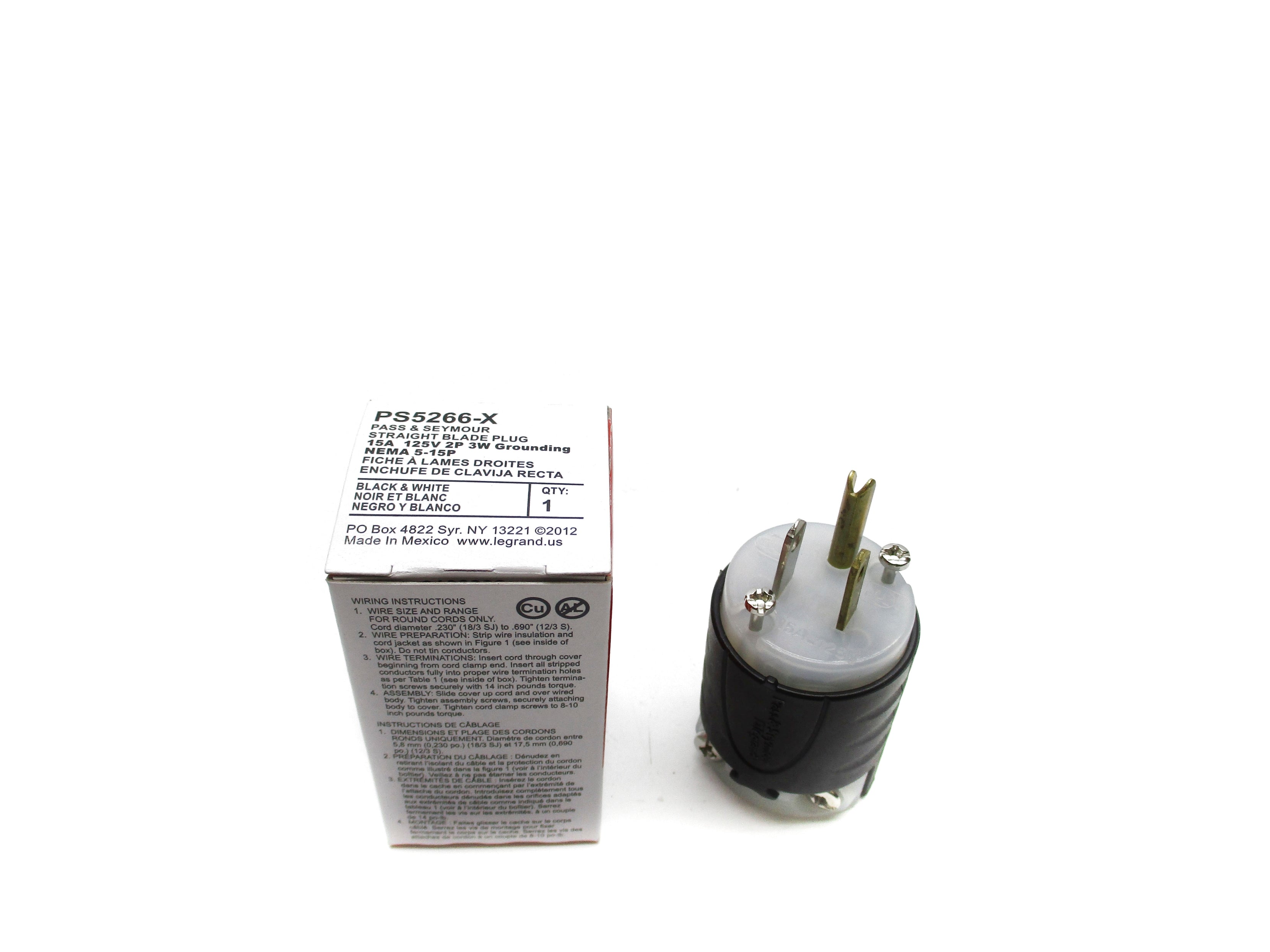 PASS&SEYMOUR LEGRAND PS5266-X 125V 15A NSMP